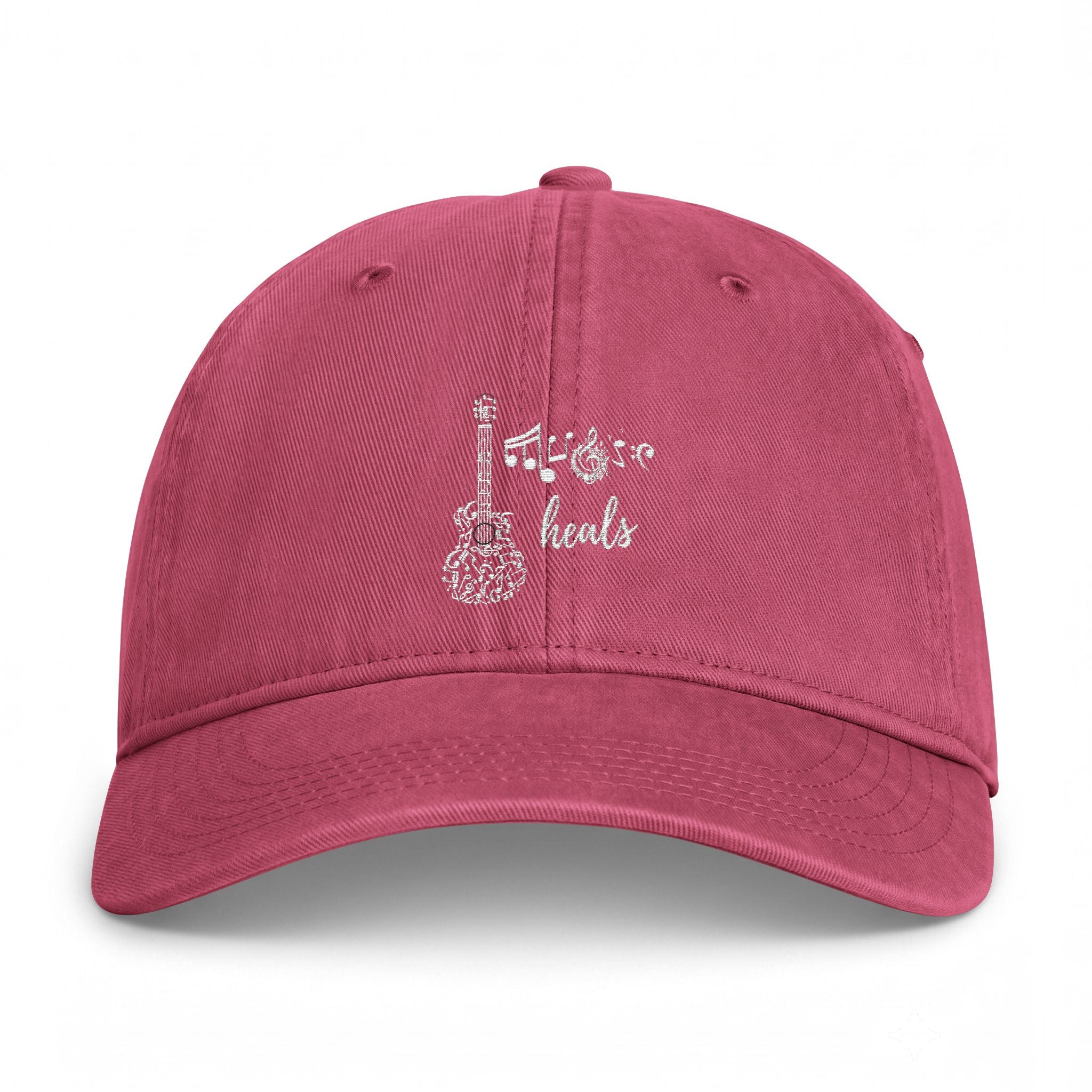 "Music Heals" Vintage Washed Hat