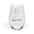 "Music City© Bride Tribe: Bottoms Up Bride!" Stemless Wine Glass – Bachelorette Party Glass