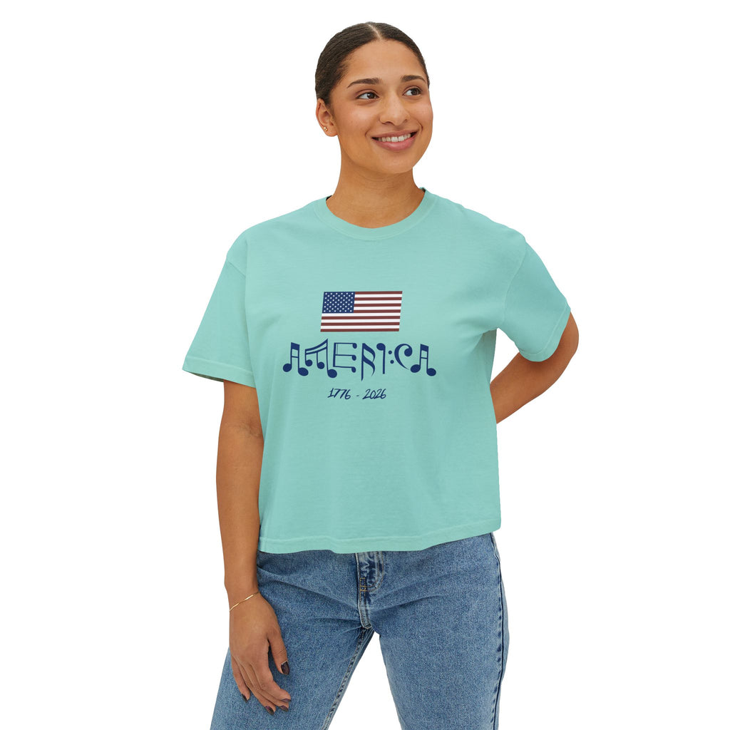 "Classic American Cadence" Boxy Ladies Tee