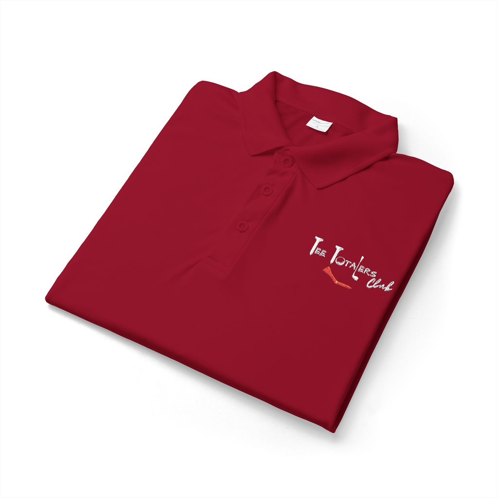 The "Tee Totalers Club" Embroidered Performance Polo