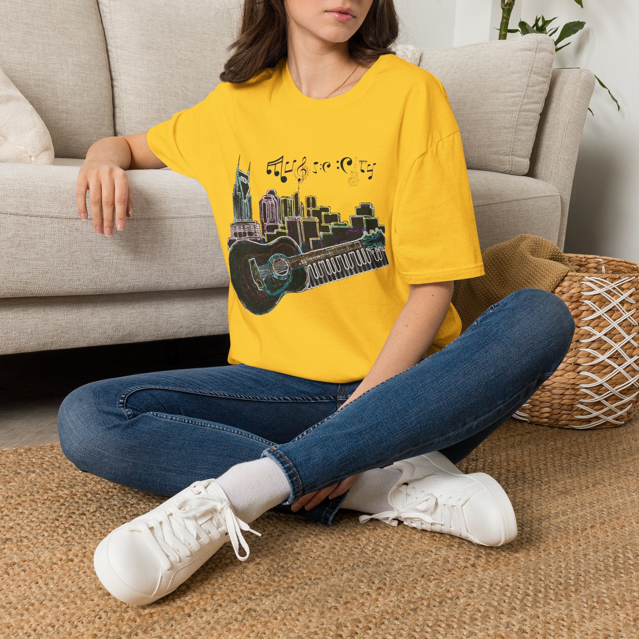 "Music City© Vibe" Unisex Double-Sided Tee