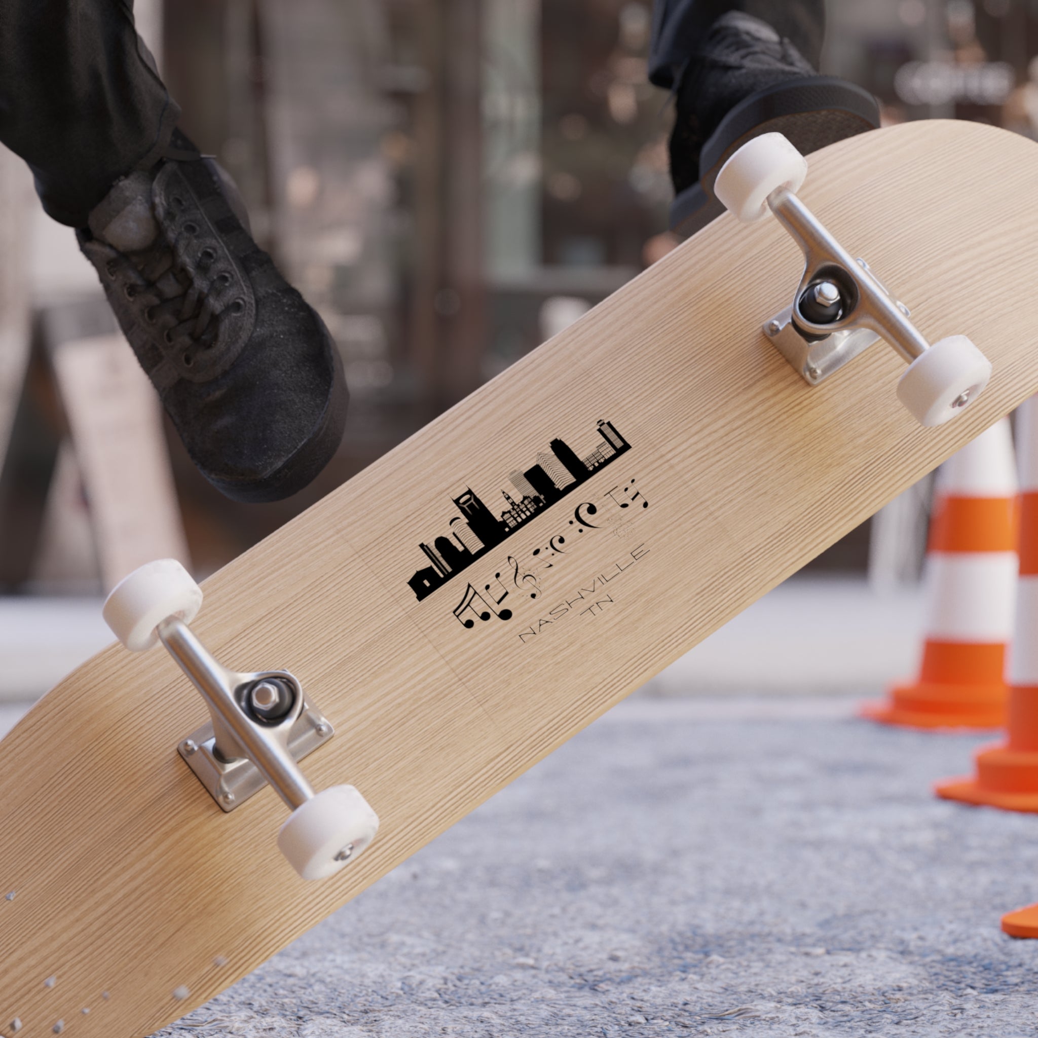 "Music City© Skyline" Transparent Sticker