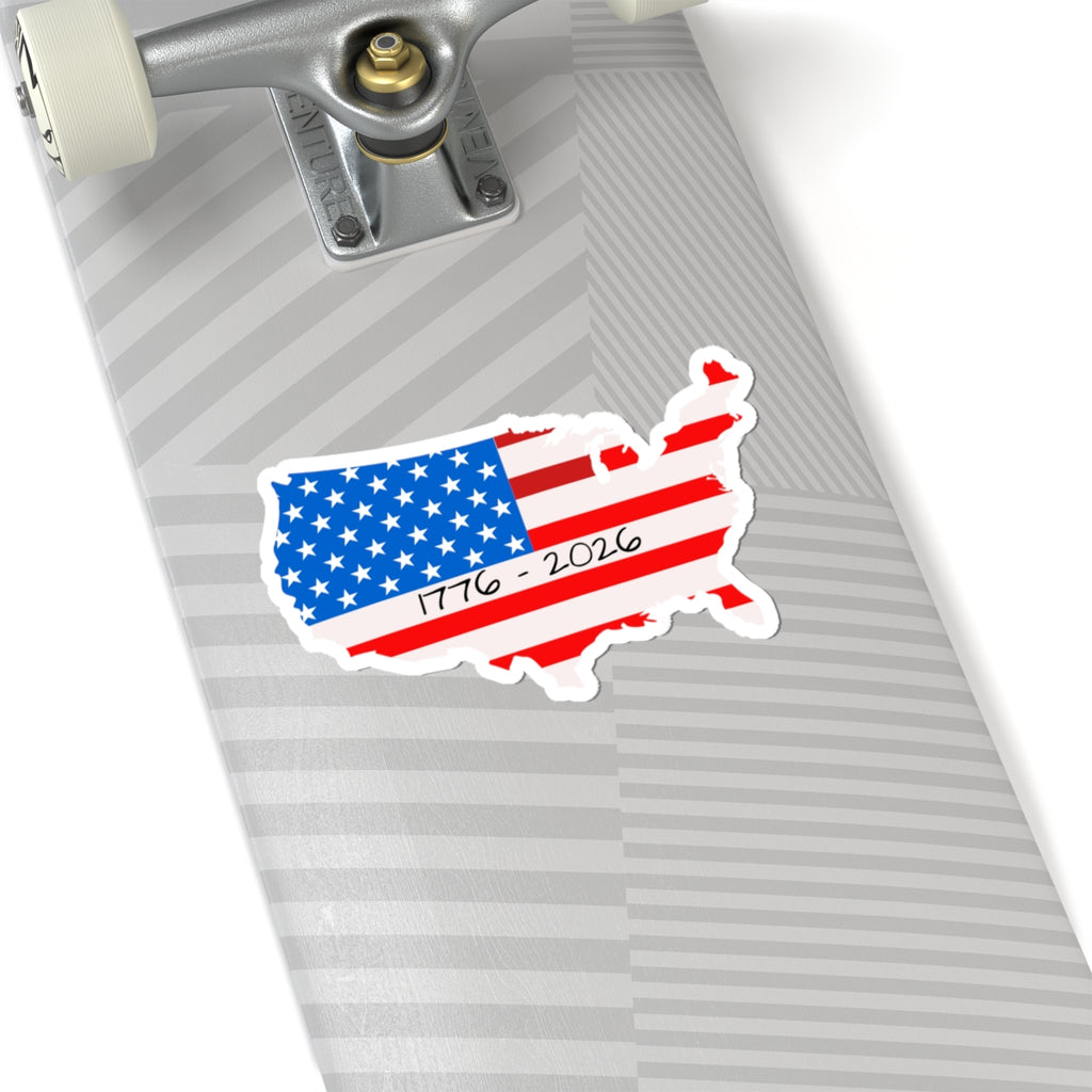 "USA 1776–2026" Commemorative Kiss-Cut Sticker
