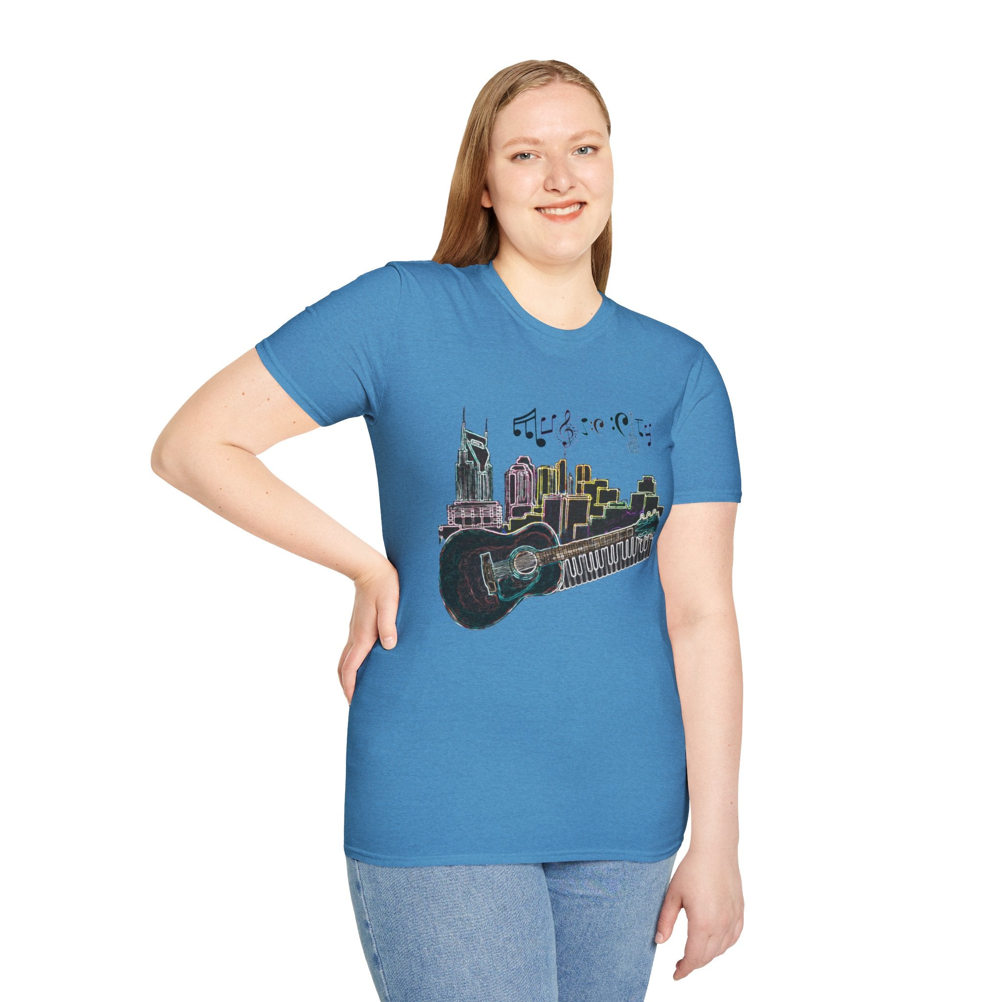 "Music City© Vibe" Unisex Double-Sided Tee