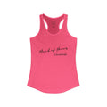 "Music City Bride Tribe" Script Racerback Tank Top "Maid of Honor" Bachelorette Weekend Attire