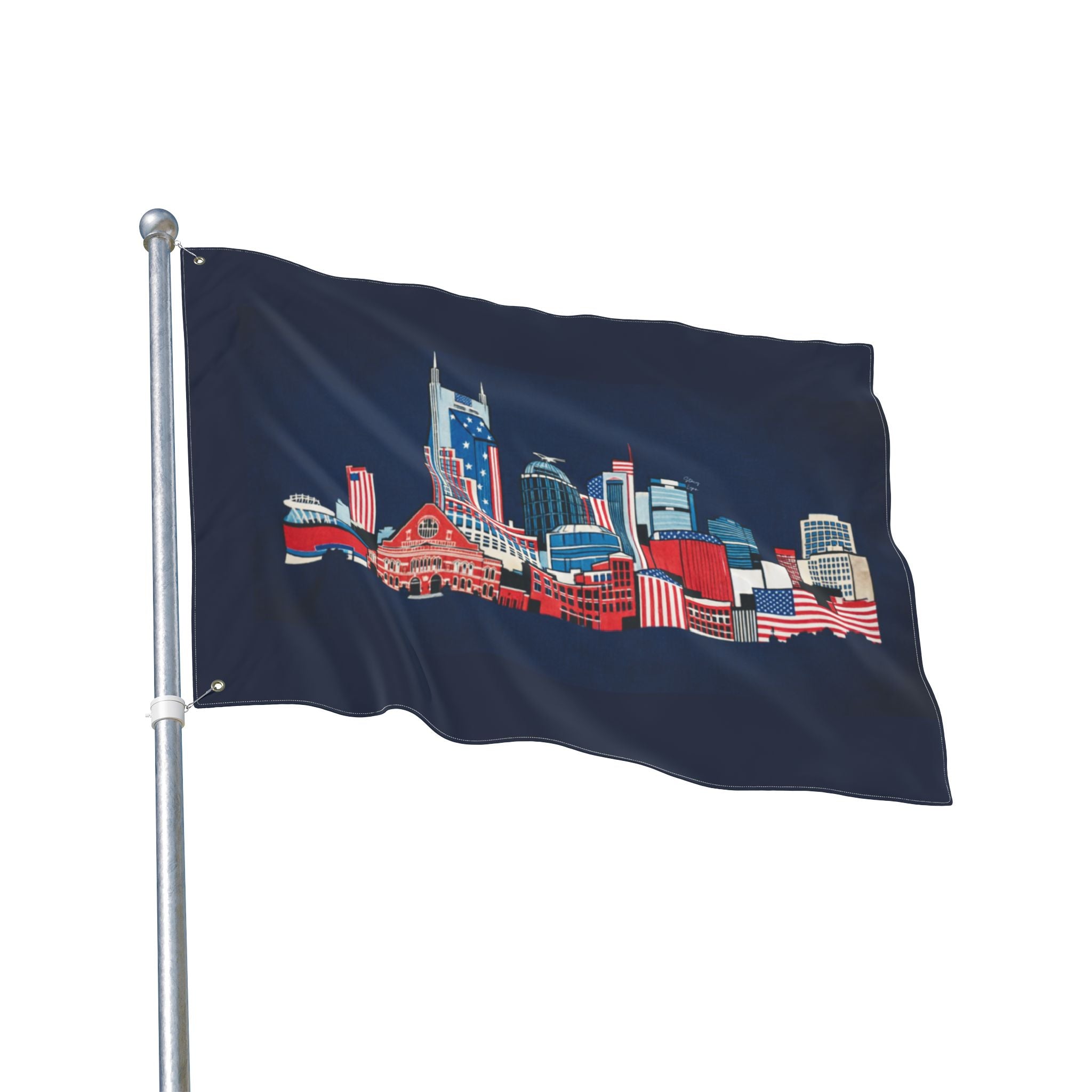 "Music City© Celebrates America 250" Commemorative Double Sided Flag