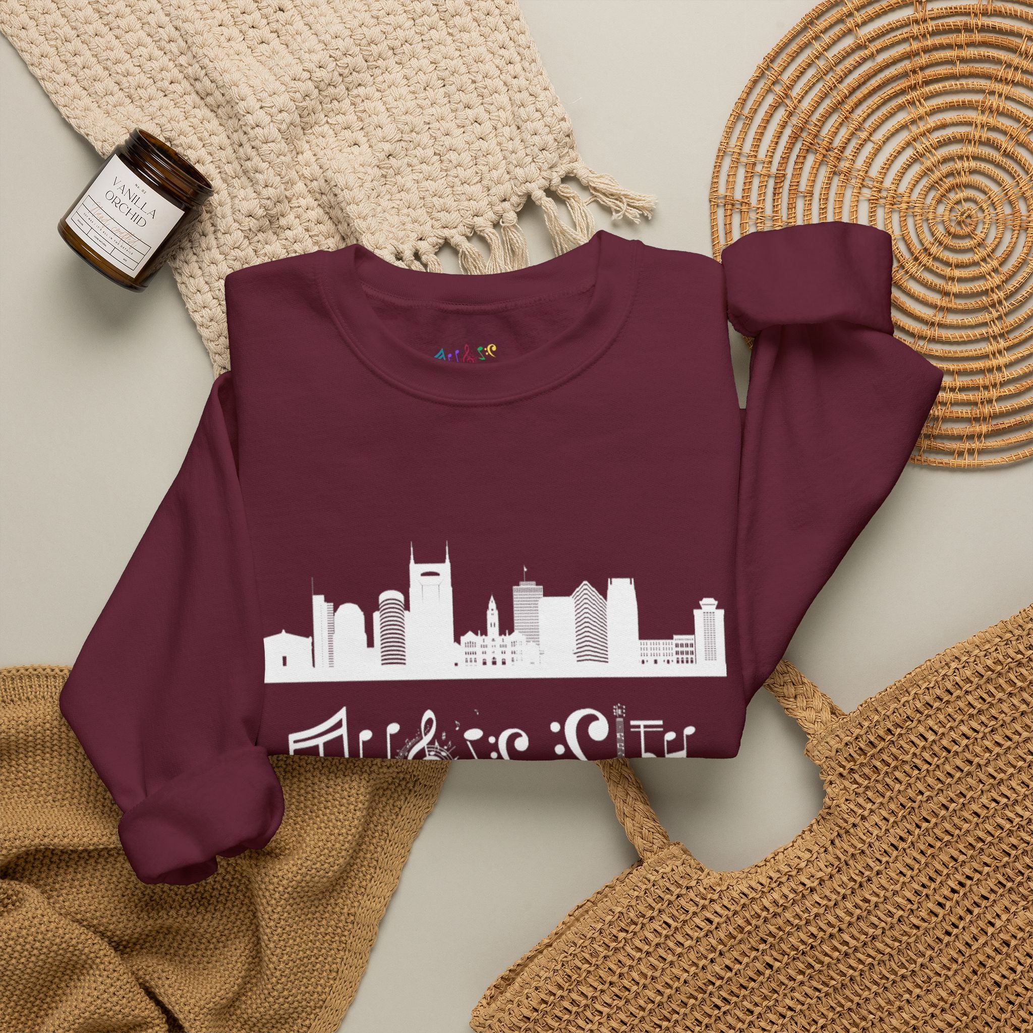 "Music City© Heritage" Embroidered Sweatshirt