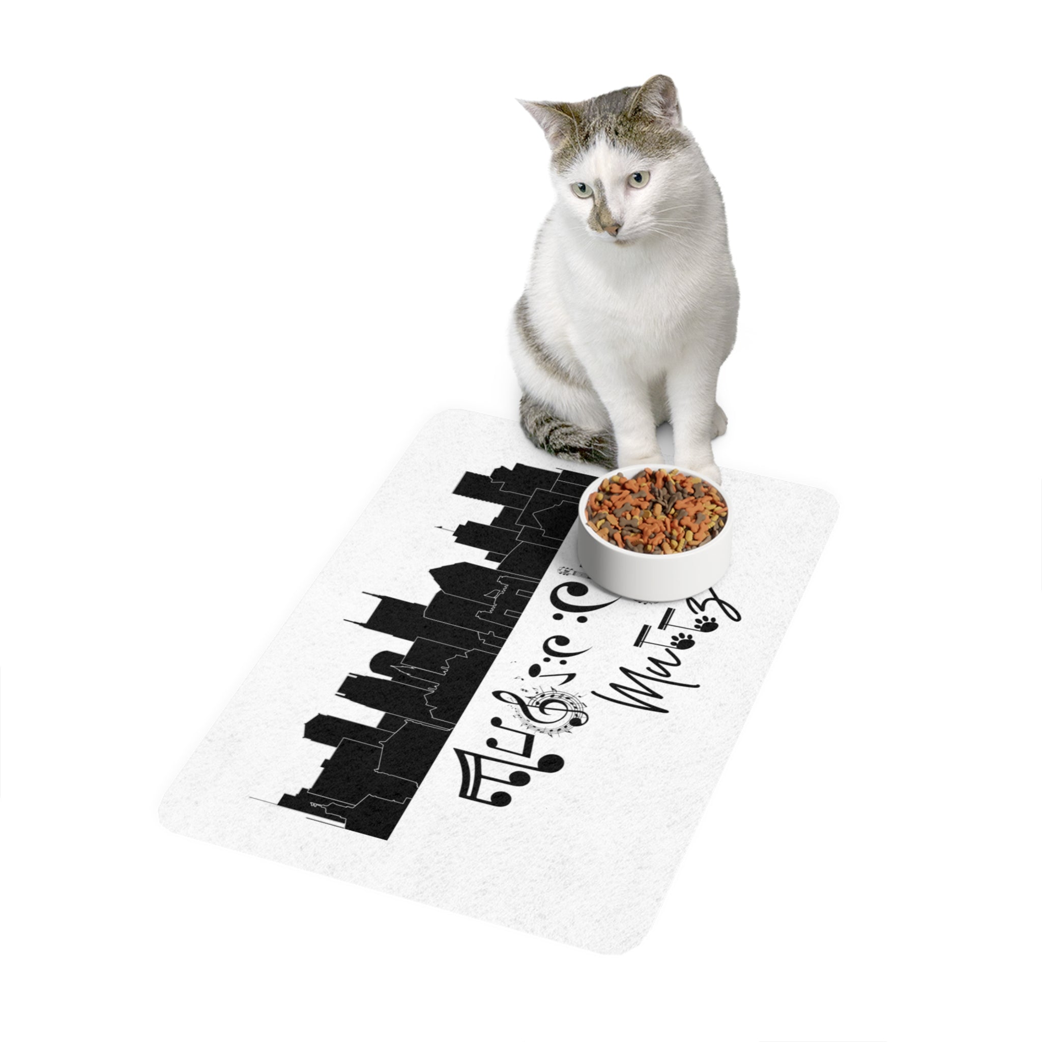 "Music City© Muttz" Non-Slip Pet Food Mat