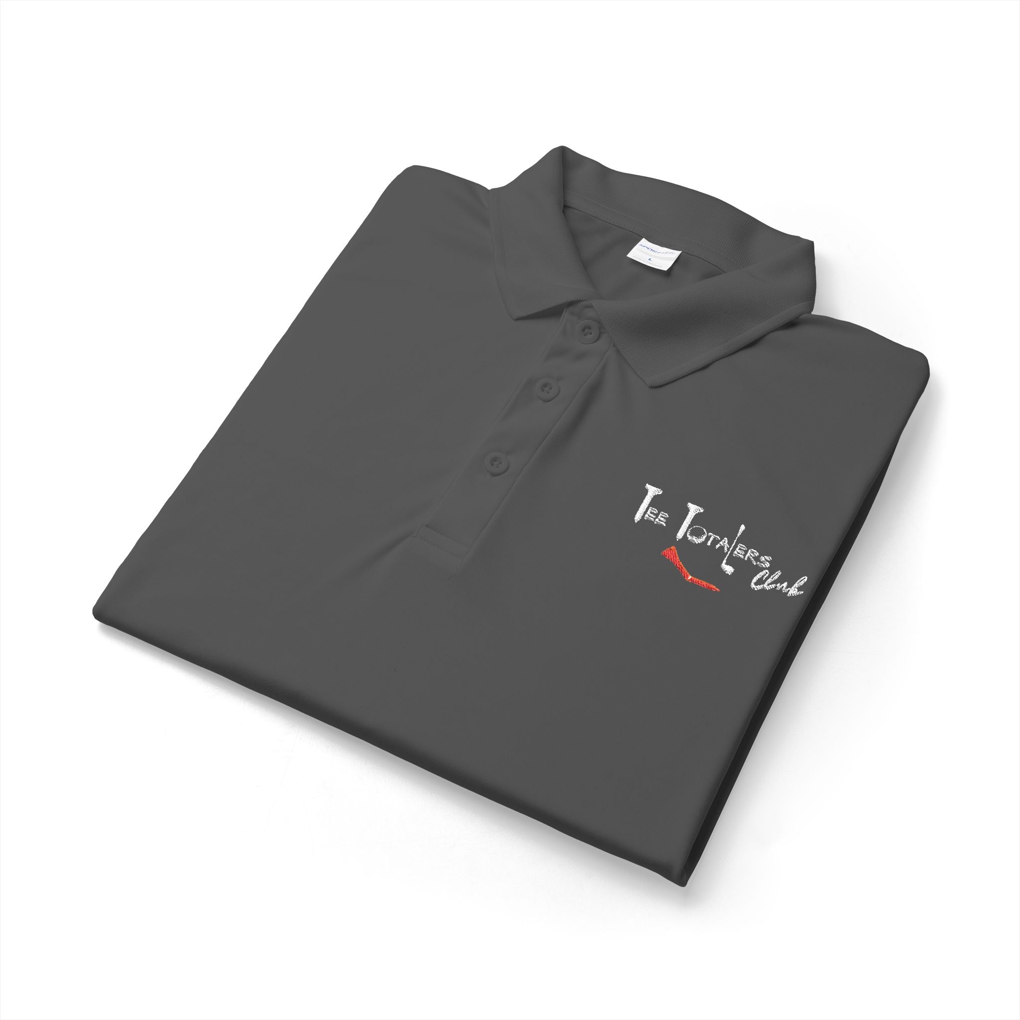 The "Tee Totalers Club" Embroidered Performance Polo