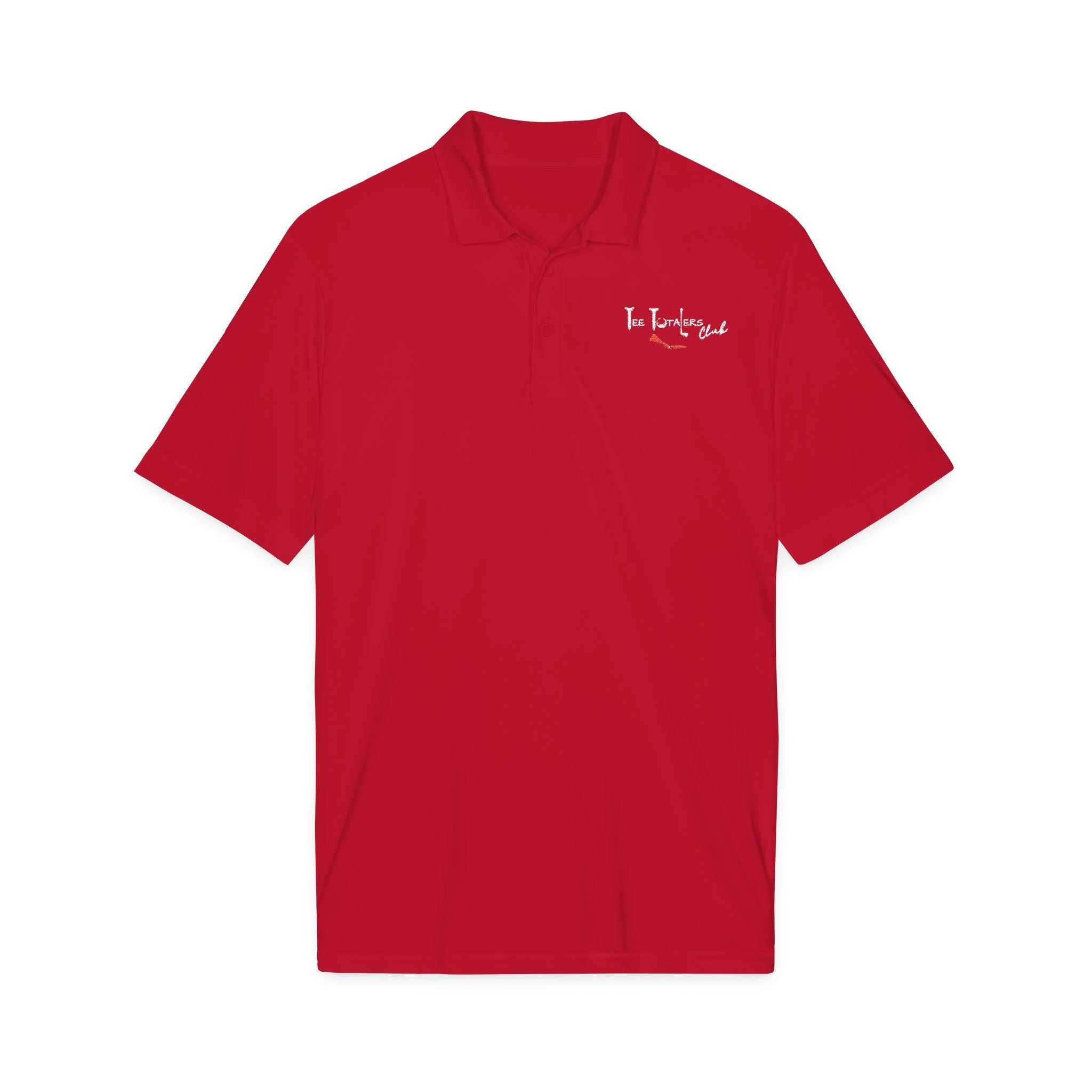 The "Tee Totalers Club" Embroidered Performance Polo