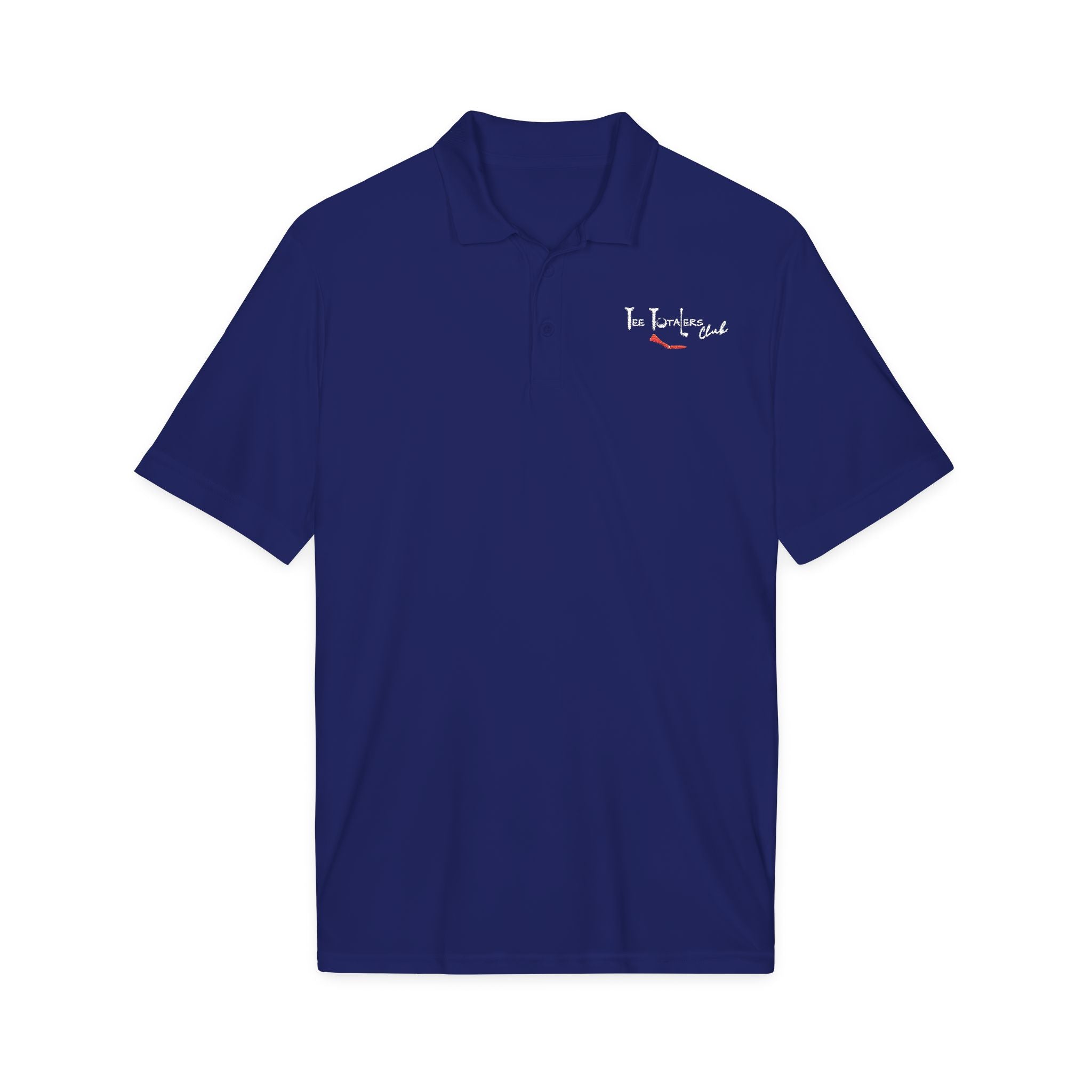 The "Tee Totalers Club" Embroidered Performance Polo