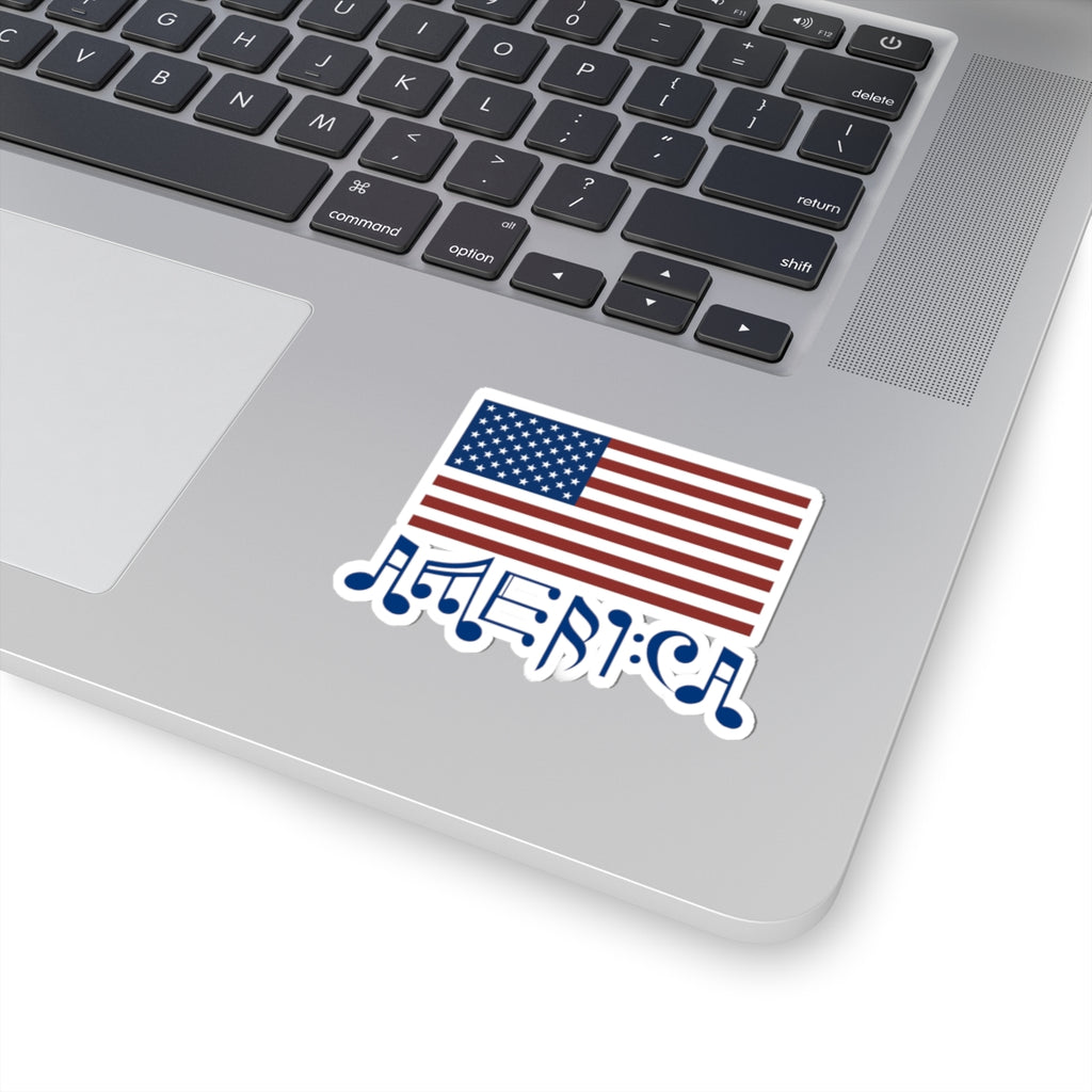 "Classic American Cadence" Kiss-Cut Sticker
