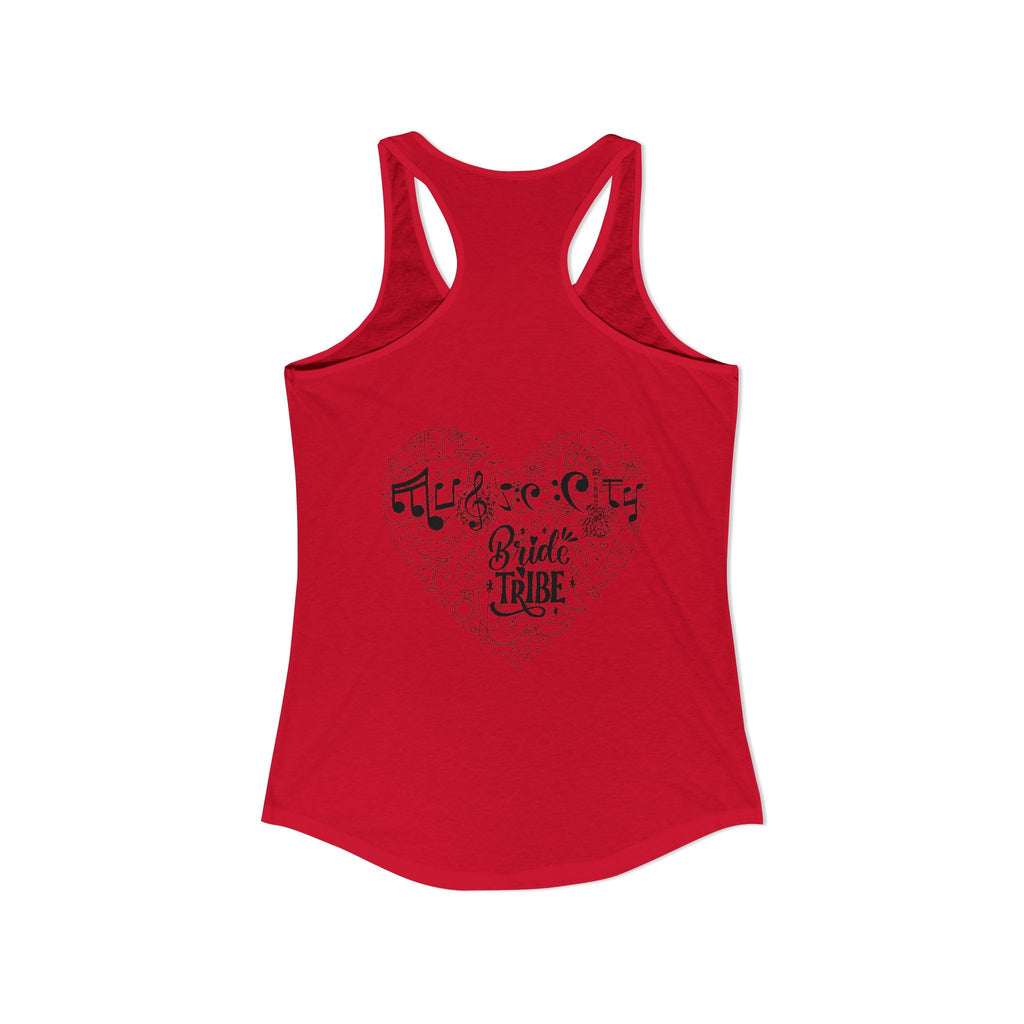 Personalized "Music City Bride Tribe Nash Bach" Racerback Tank - Bachelorette Weekend Wear