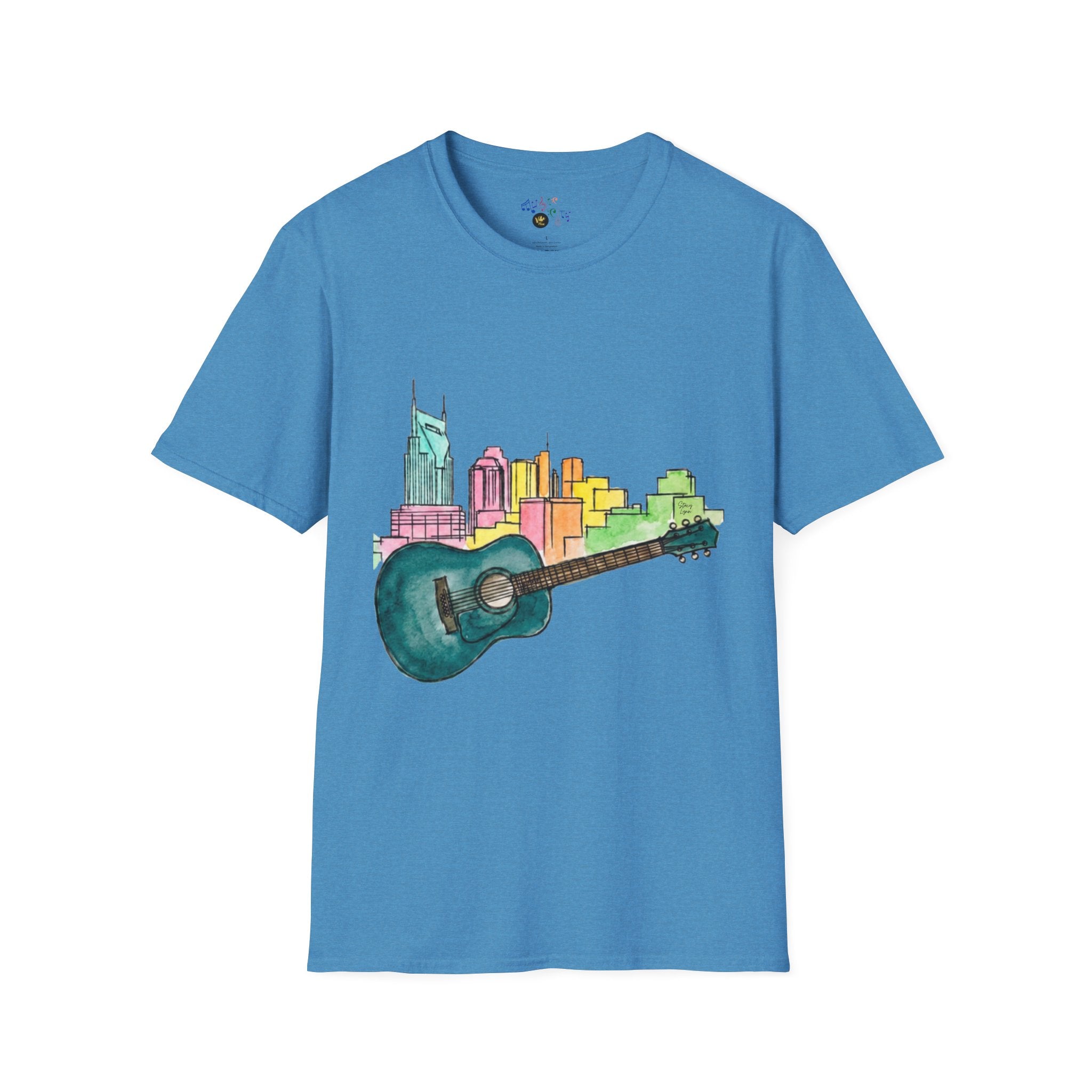 Watercolor MusicCityscape UnisexTee