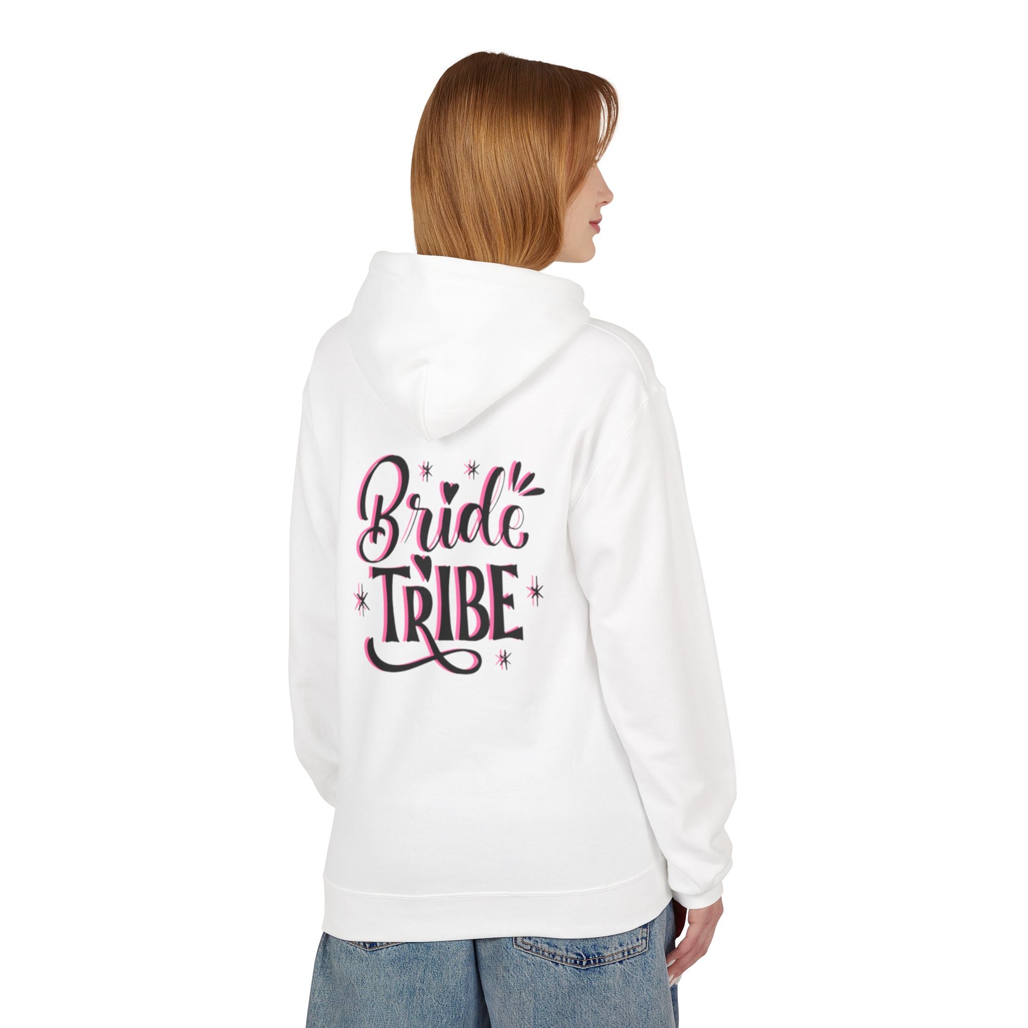 "Bride Tribe" Midweight Fleece Hoodie — Bachelorette Party Pullover