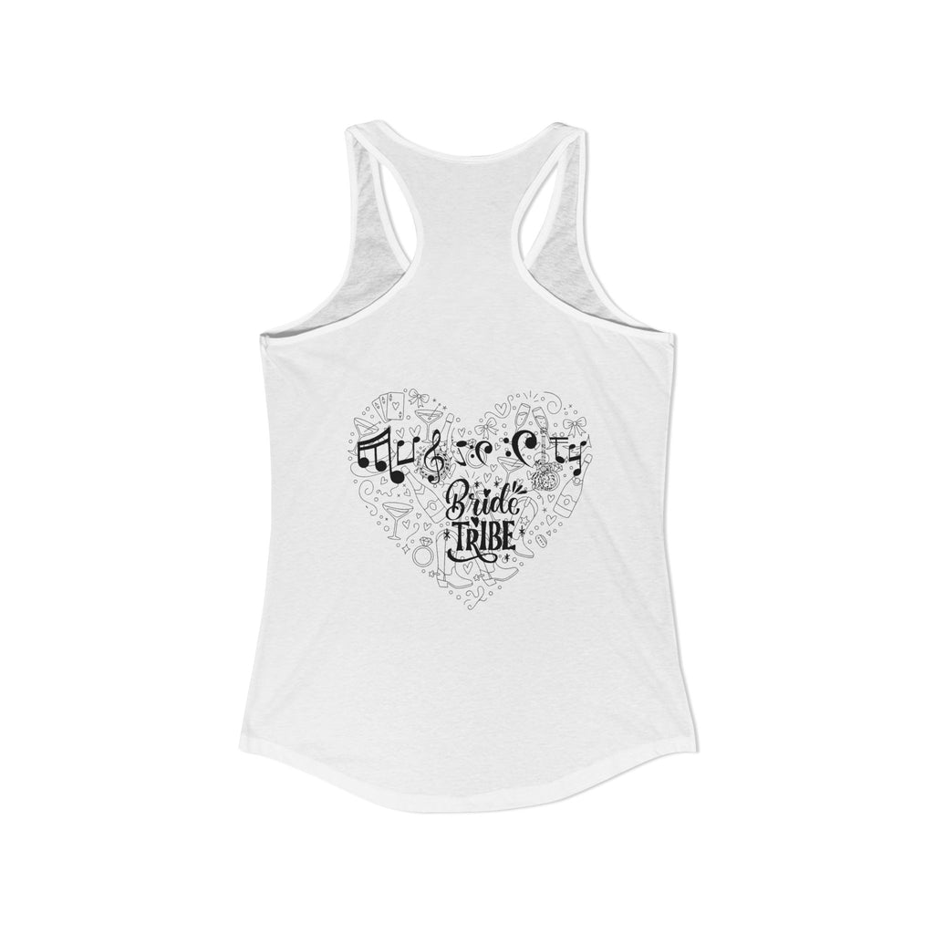 Personalized "Music City Bride Tribe Nash Bach" Racerback Tank - Bachelorette Weekend Wear