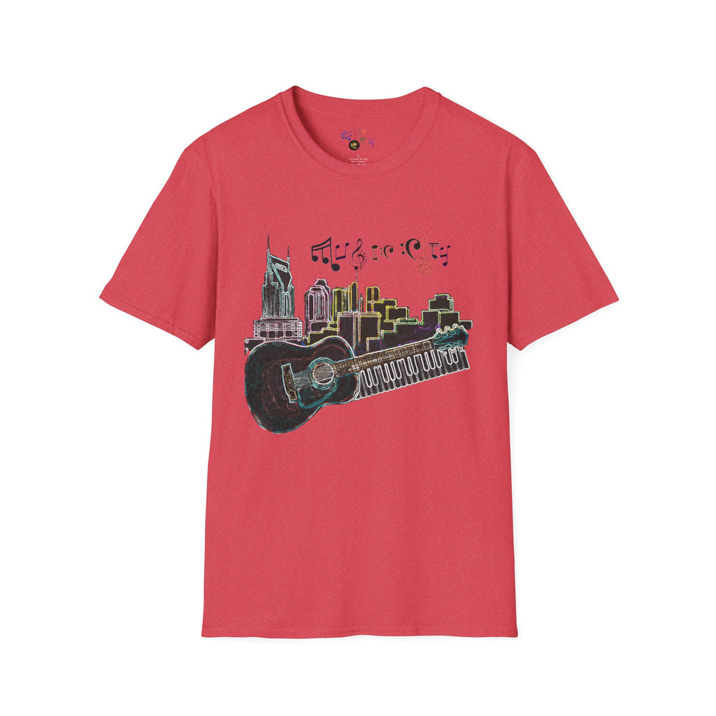 "Music City© Vibe" Unisex Double-Sided Tee