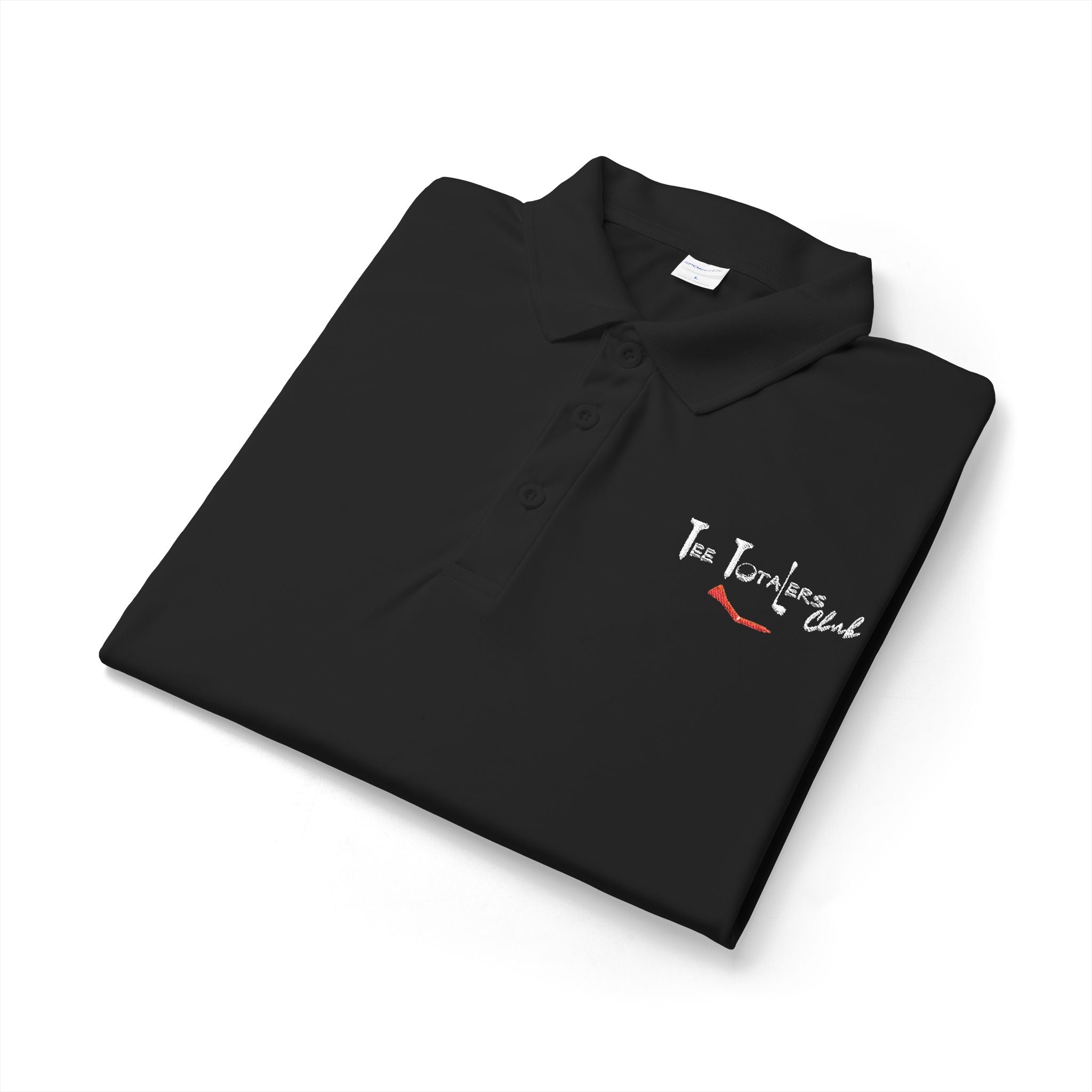 The "Tee Totalers Club" Embroidered Performance Polo
