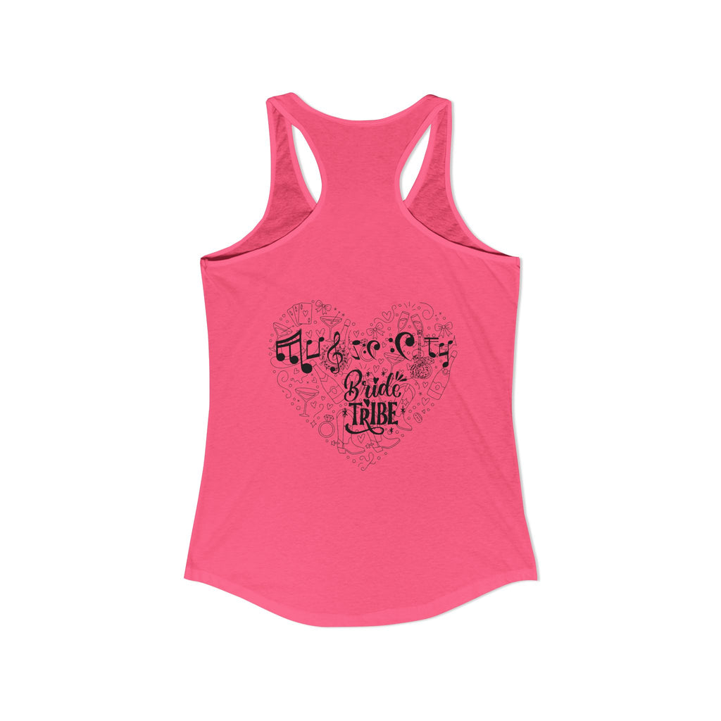 Personalized "Music City Bride Tribe Nash Bach" Racerback Tank - Bachelorette Weekend Wear