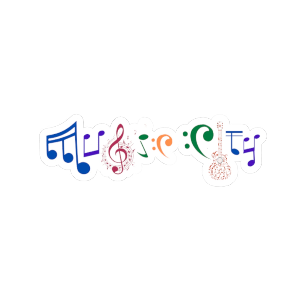 "Music City©" Colorful Logo Kiss-Cut Sticker