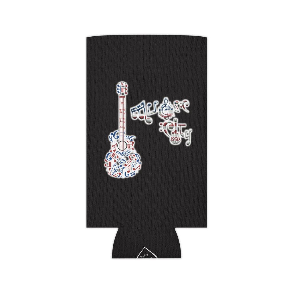 ""America 250 & Patriotic Music City© Guitar" Commemorative Can Cooler