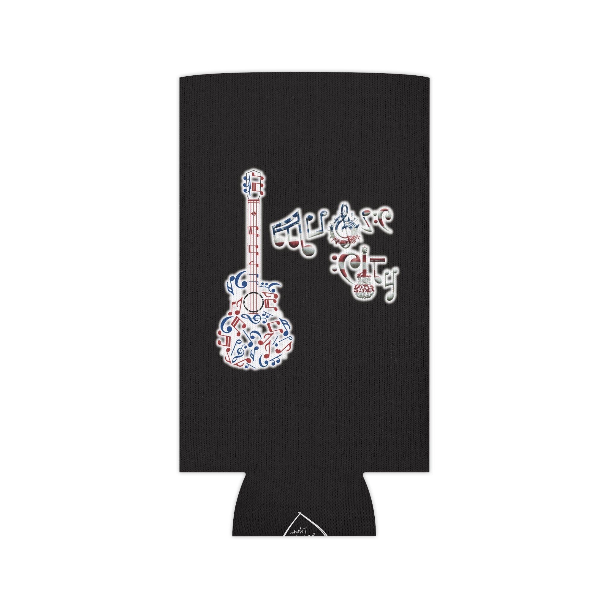 ""America 250 & Patriotic Music City© Guitar" Commemorative Can Cooler