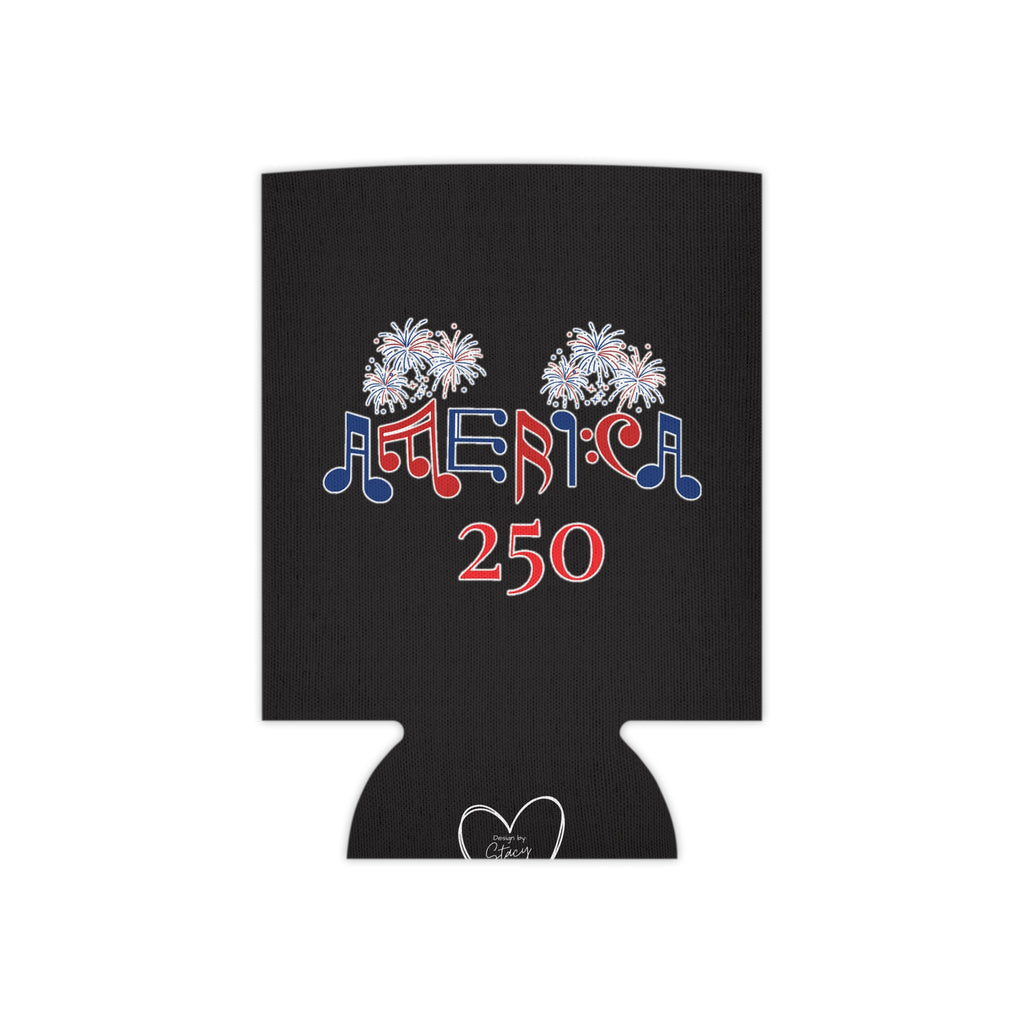 ""America 250 & Patriotic Music City© Guitar" Commemorative Can Cooler