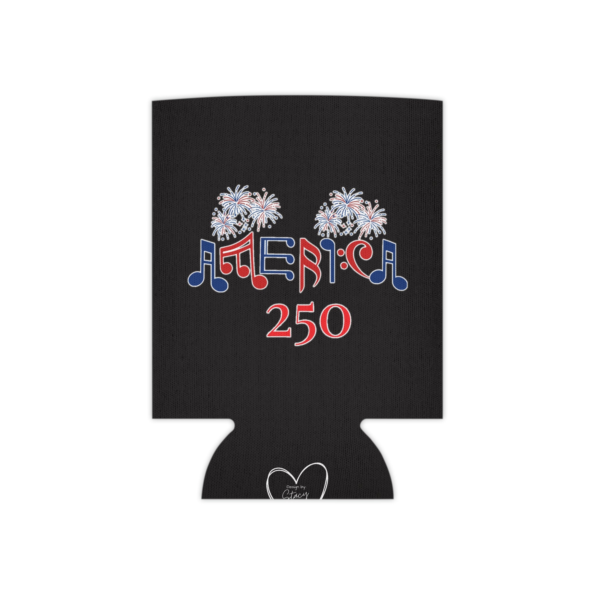 ""America 250 & Patriotic Music City© Guitar" Commemorative Can Cooler