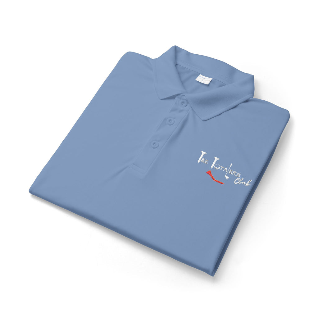 The "Tee Totalers Club" Embroidered Performance Polo