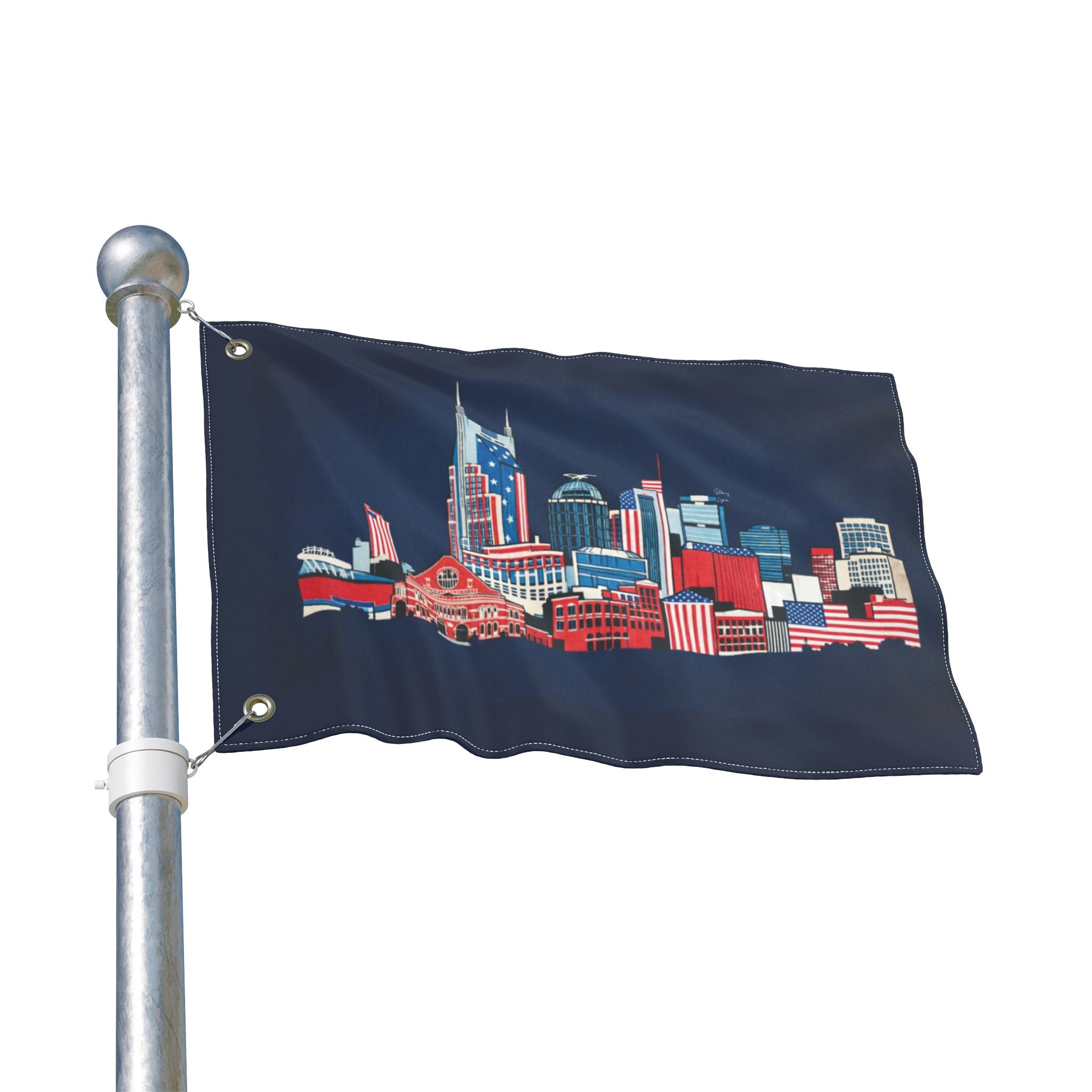 "Music City© Celebrates America 250" Commemorative Double Sided Flag