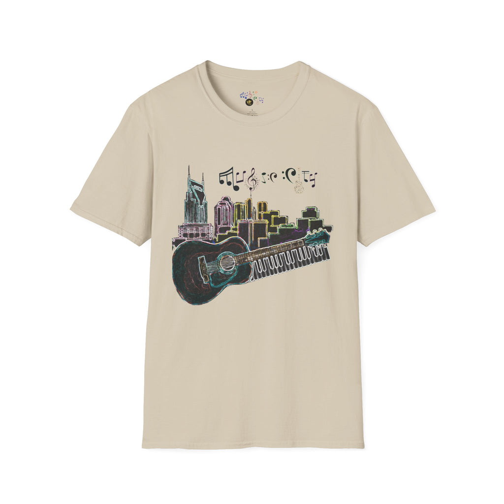 "Music City© Vibe" Unisex Double-Sided Tee