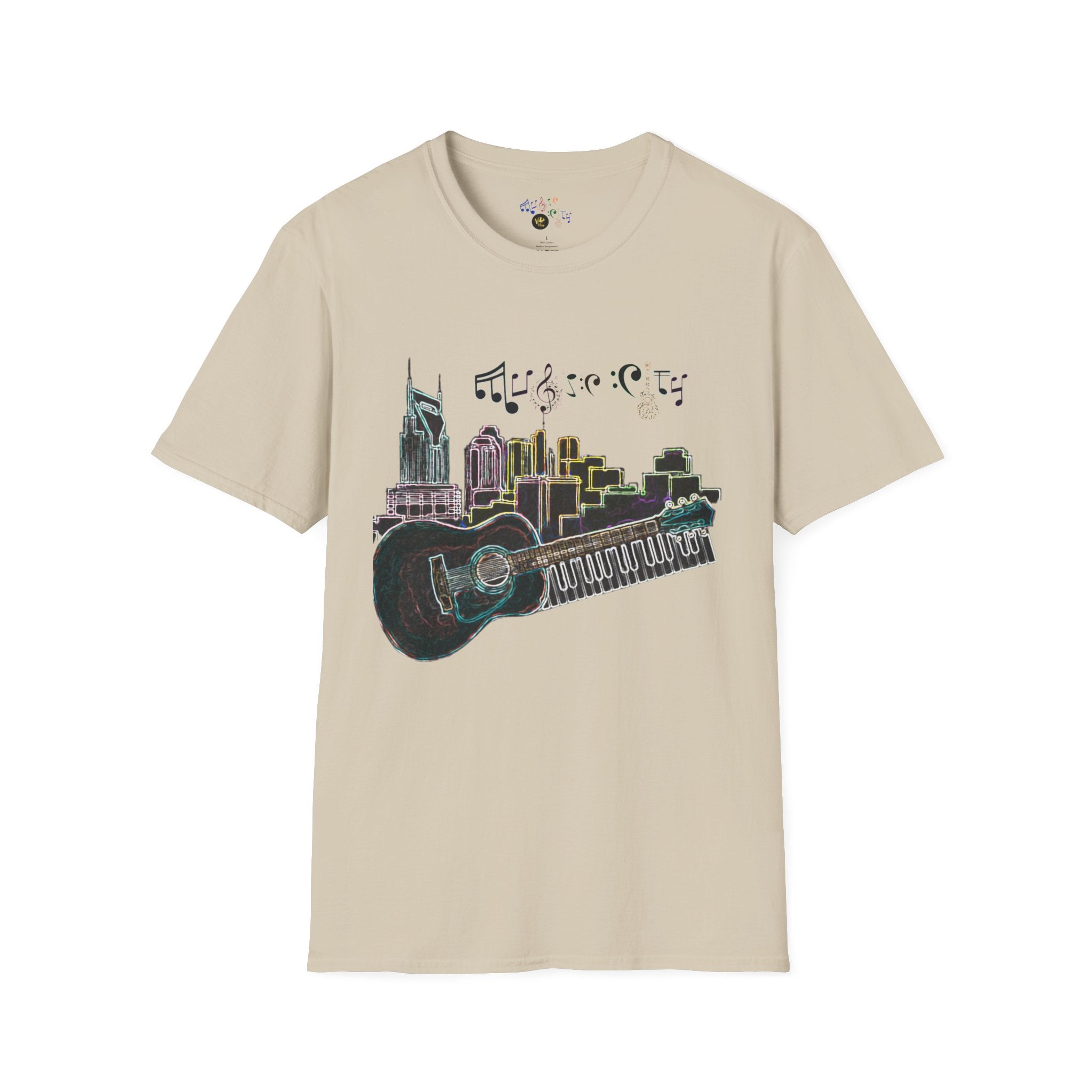"Music City© Vibe" Unisex Double-Sided Tee