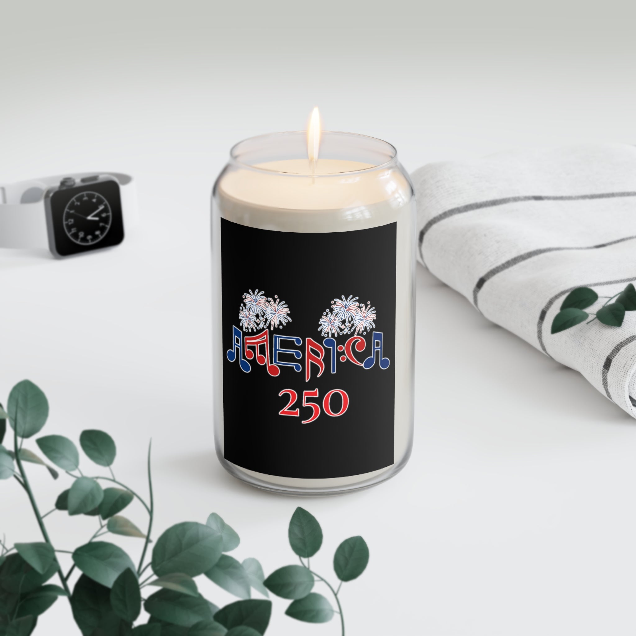 "America 250" Commemorative Fireworks Scented Candle
