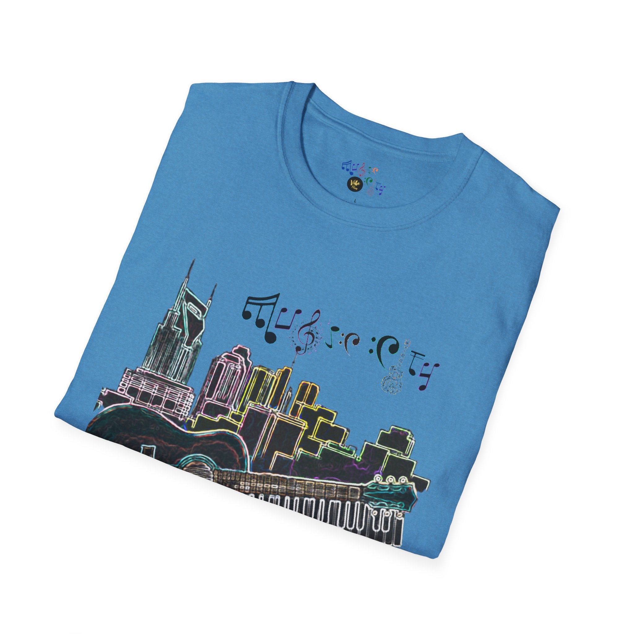 "Music City© Vibe" Unisex Double-Sided Tee