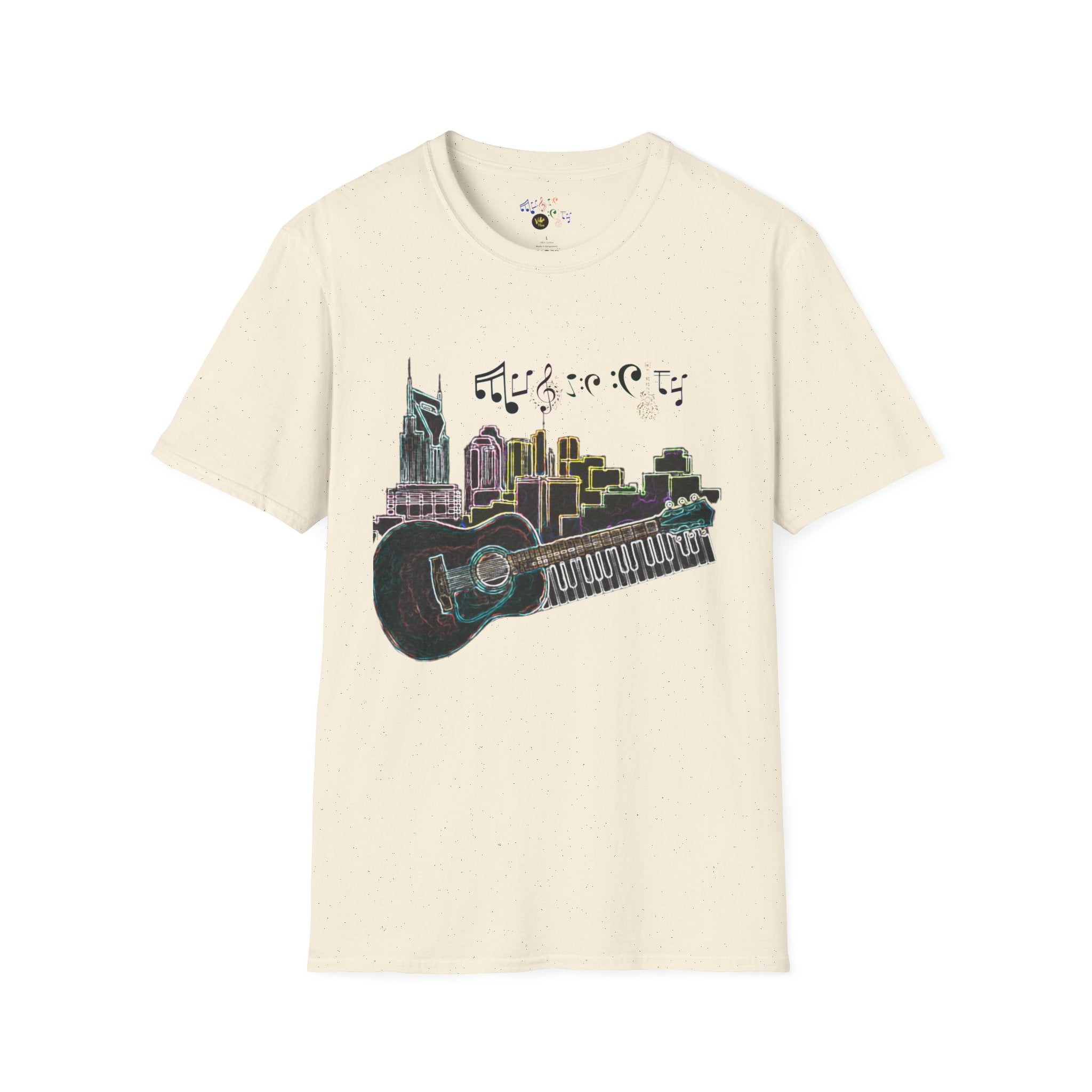 "Music City© Vibe" Unisex Double-Sided Tee