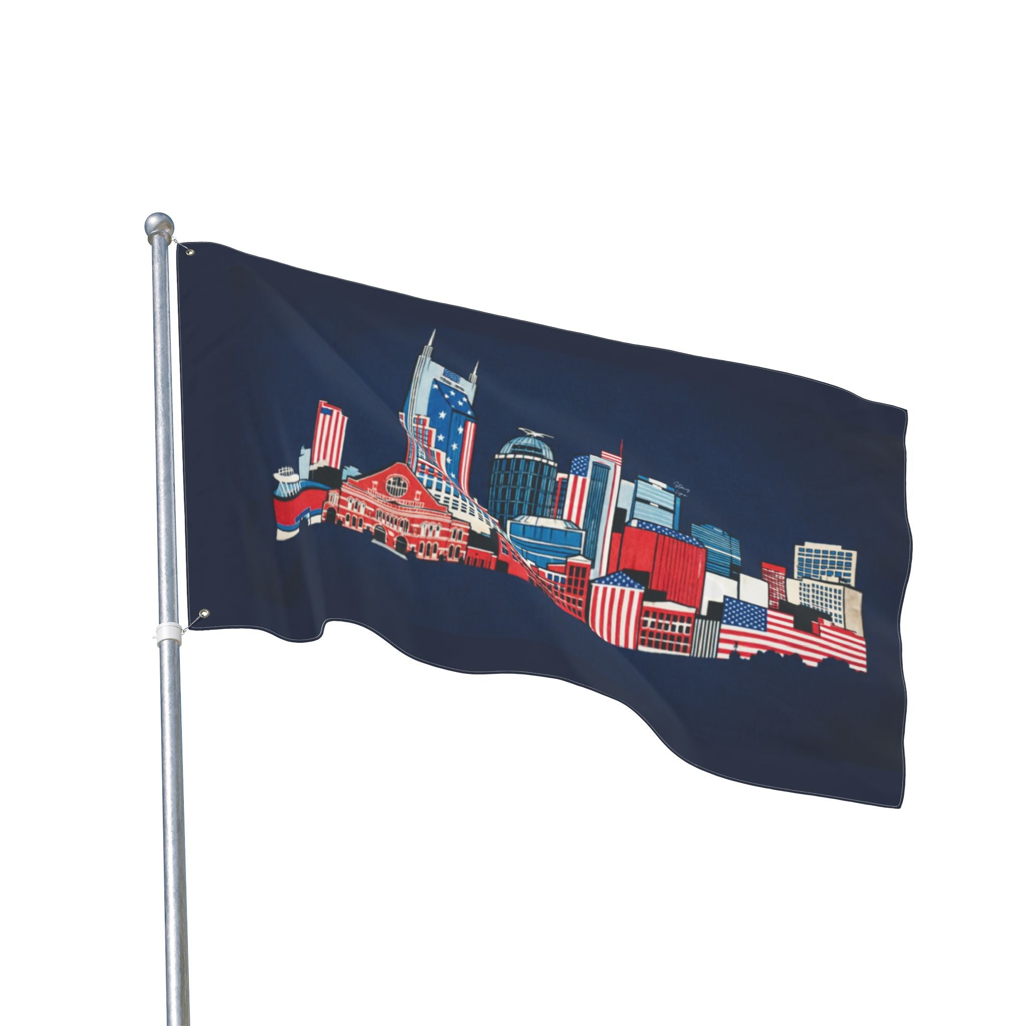 "Music City© Celebrates America 250" Commemorative Double Sided Flag
