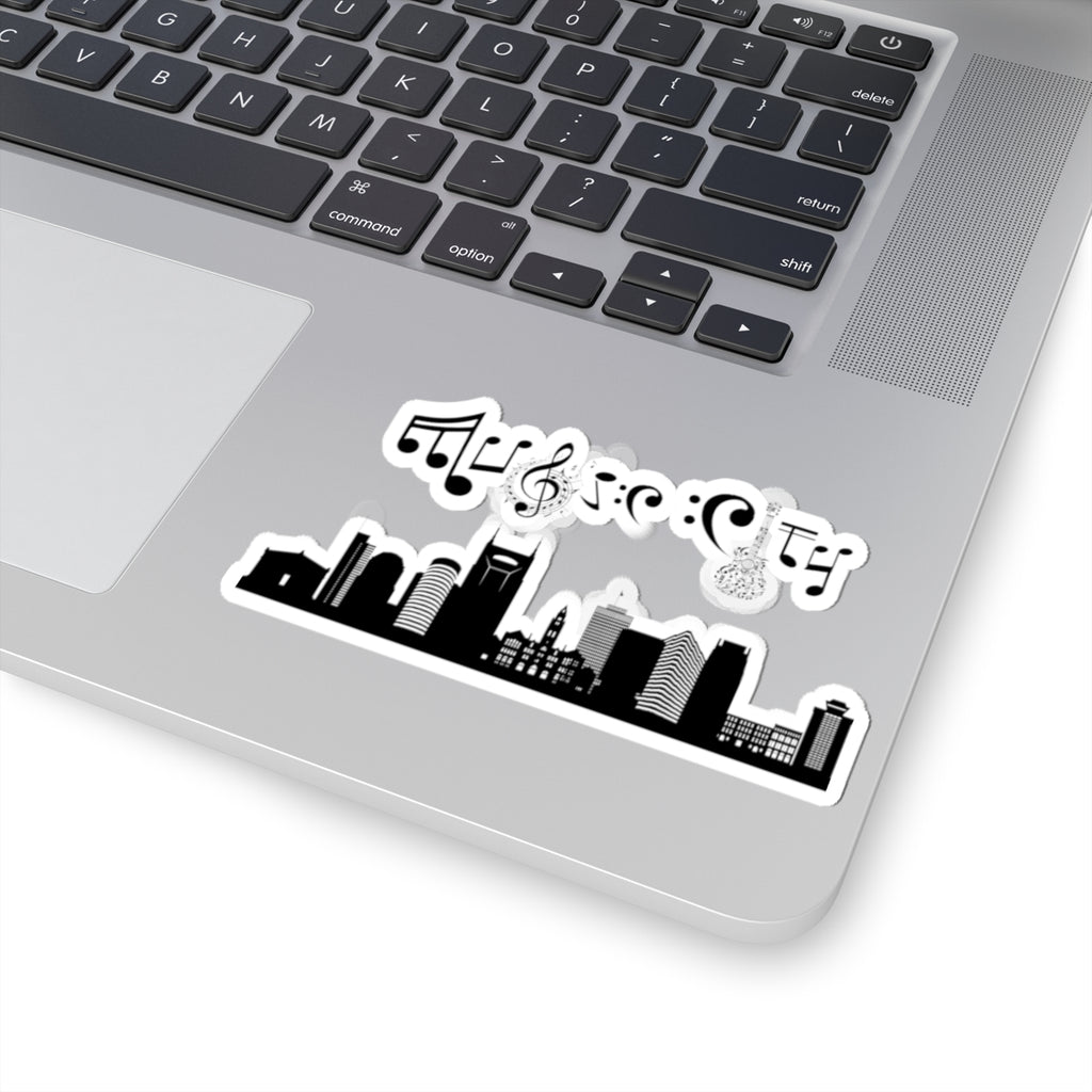 "Music City© Skyline” Kiss-Cut Sticker