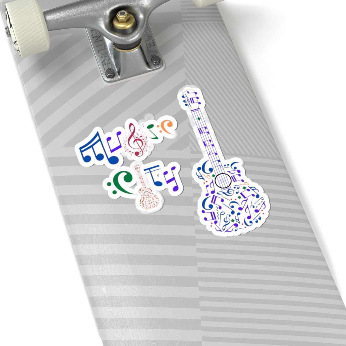 "Music City© Guitar" Kiss-Cut Stickers
