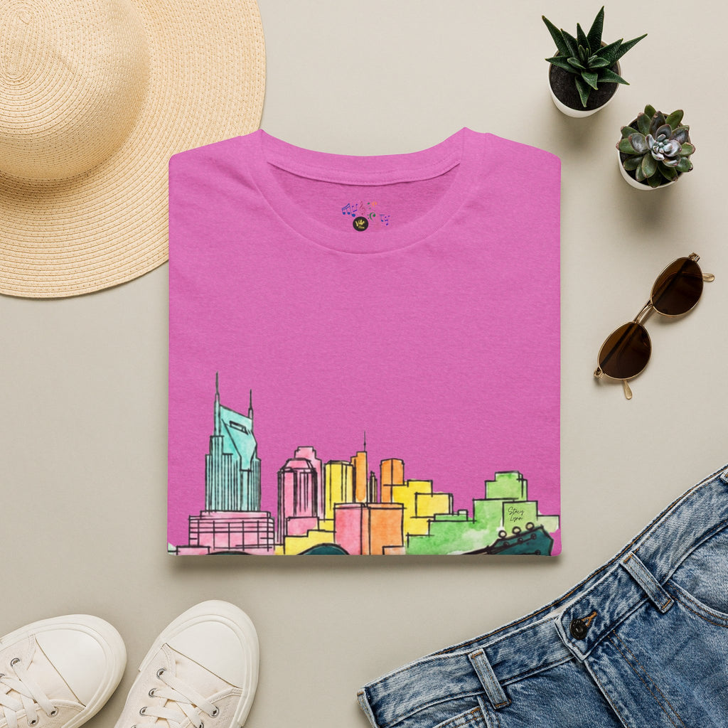 Watercolor MusicCityscape UnisexTee