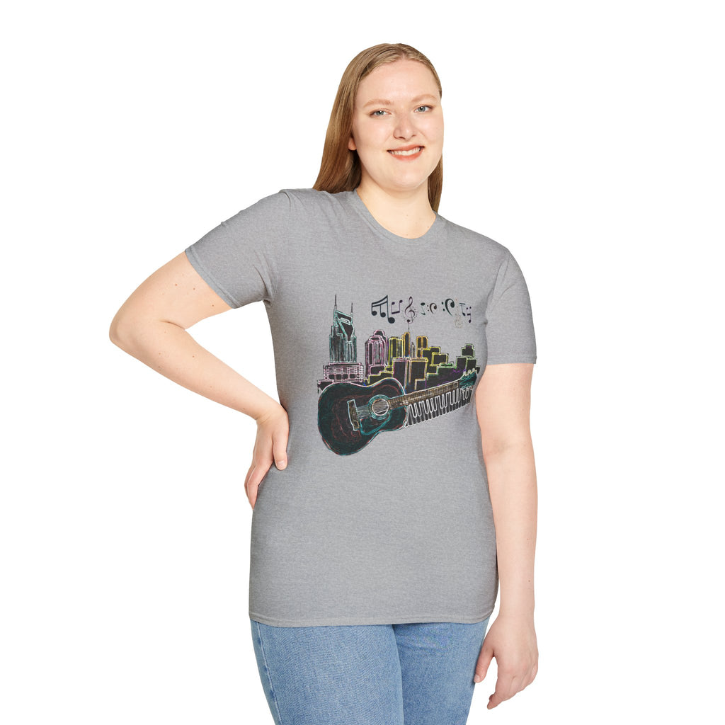 "Music City© Vibe" Unisex Double-Sided Tee
