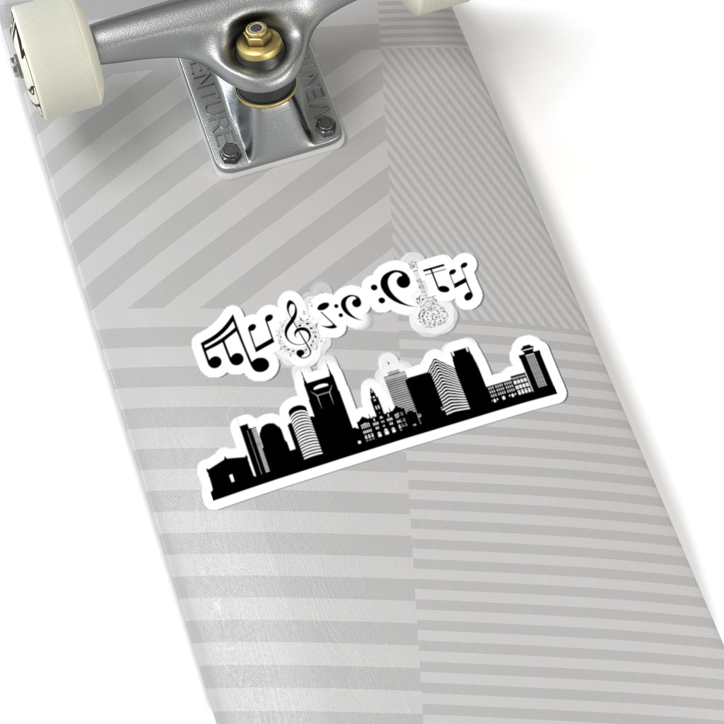 "Music City© Skyline” Kiss-Cut Sticker