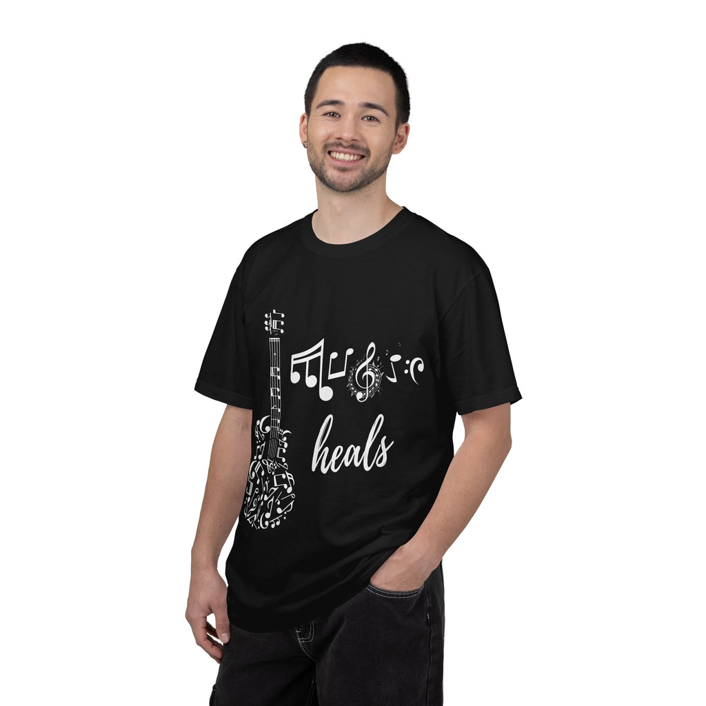 "Music Heals" Graphic Tee - White