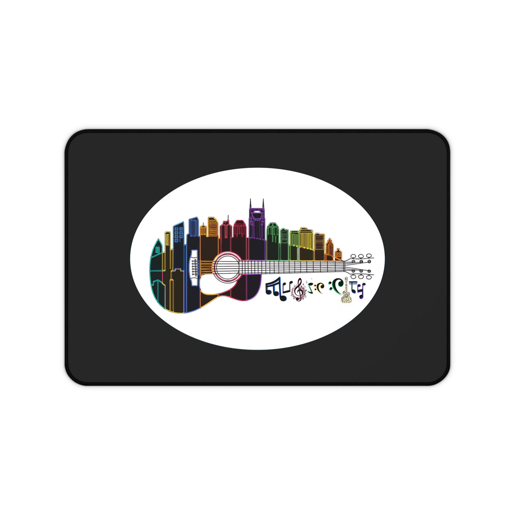 "Music City© " Guitar Skyline Desk Mat