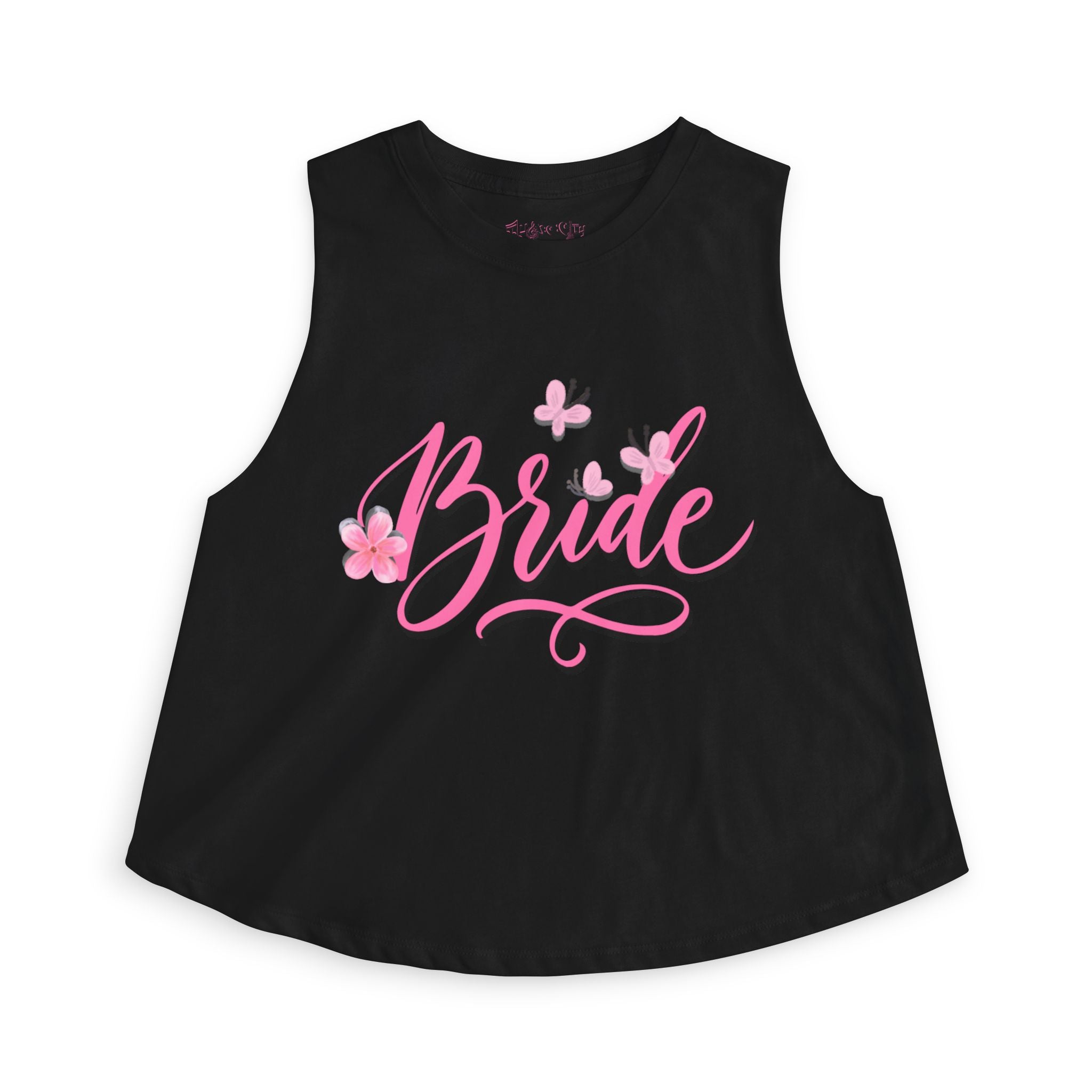 "Bride" Crop Top — Bachelorette & Bridal Shower Tank