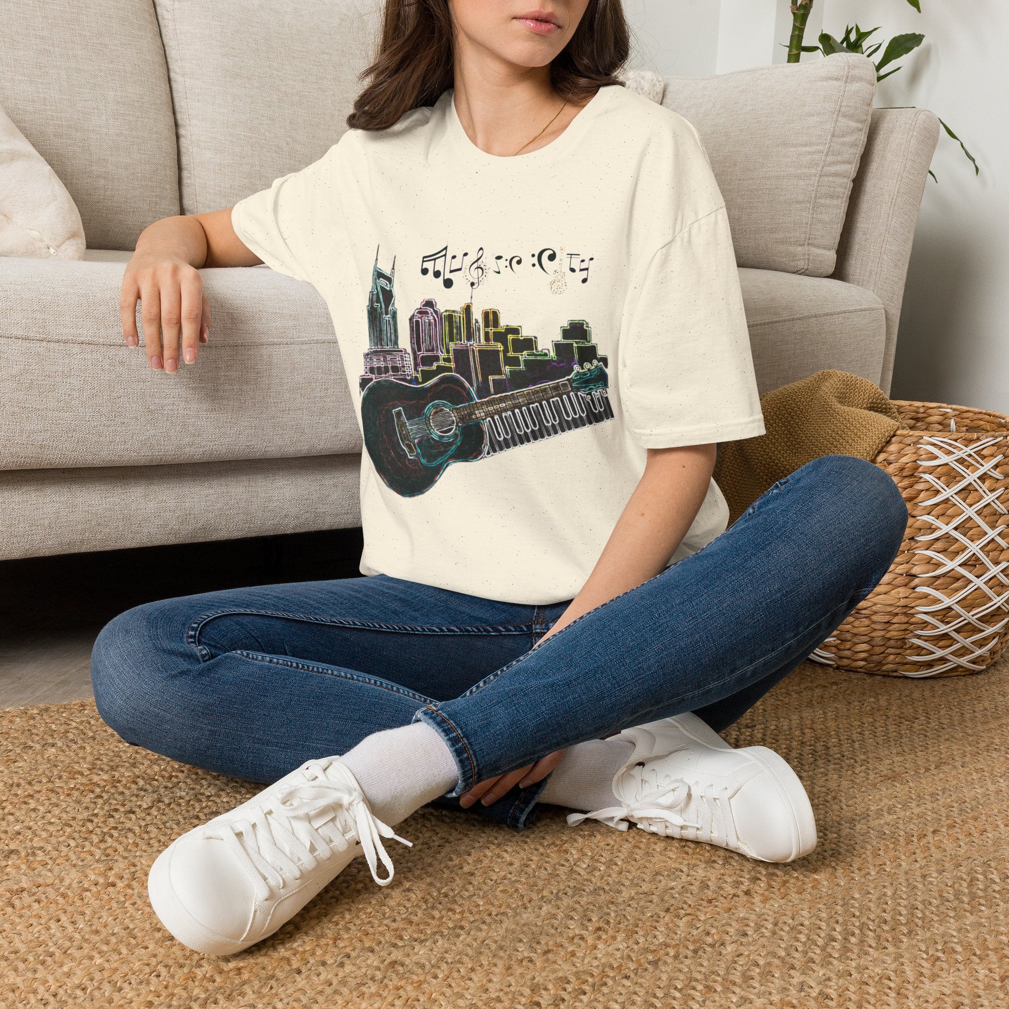 "Music City© Vibe" Unisex Double-Sided Tee