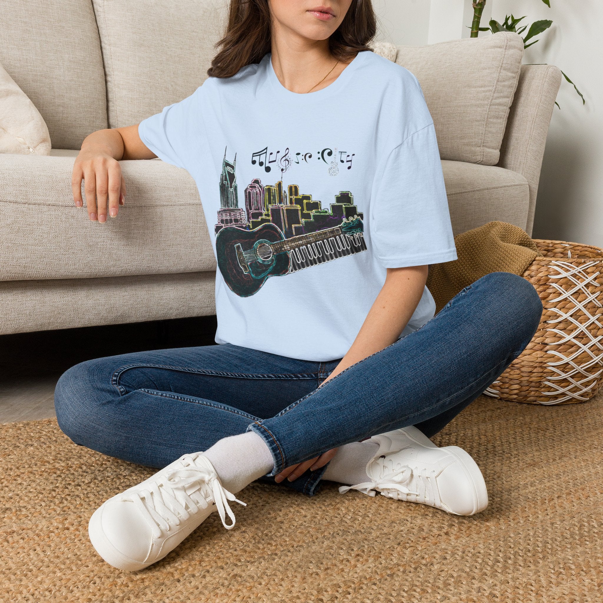 "Music City© Vibe" Unisex Double-Sided Tee