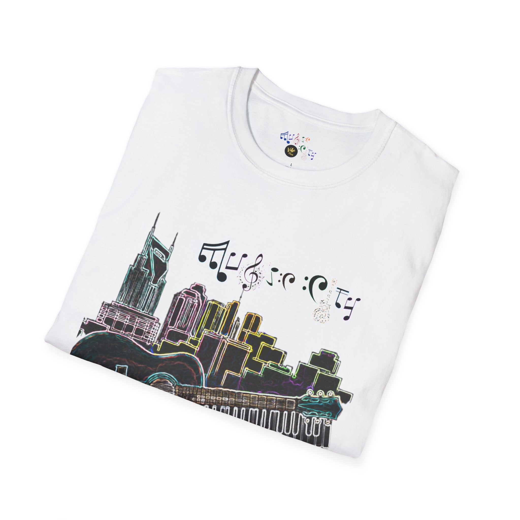 "Music City© Vibe" Unisex Double-Sided Tee