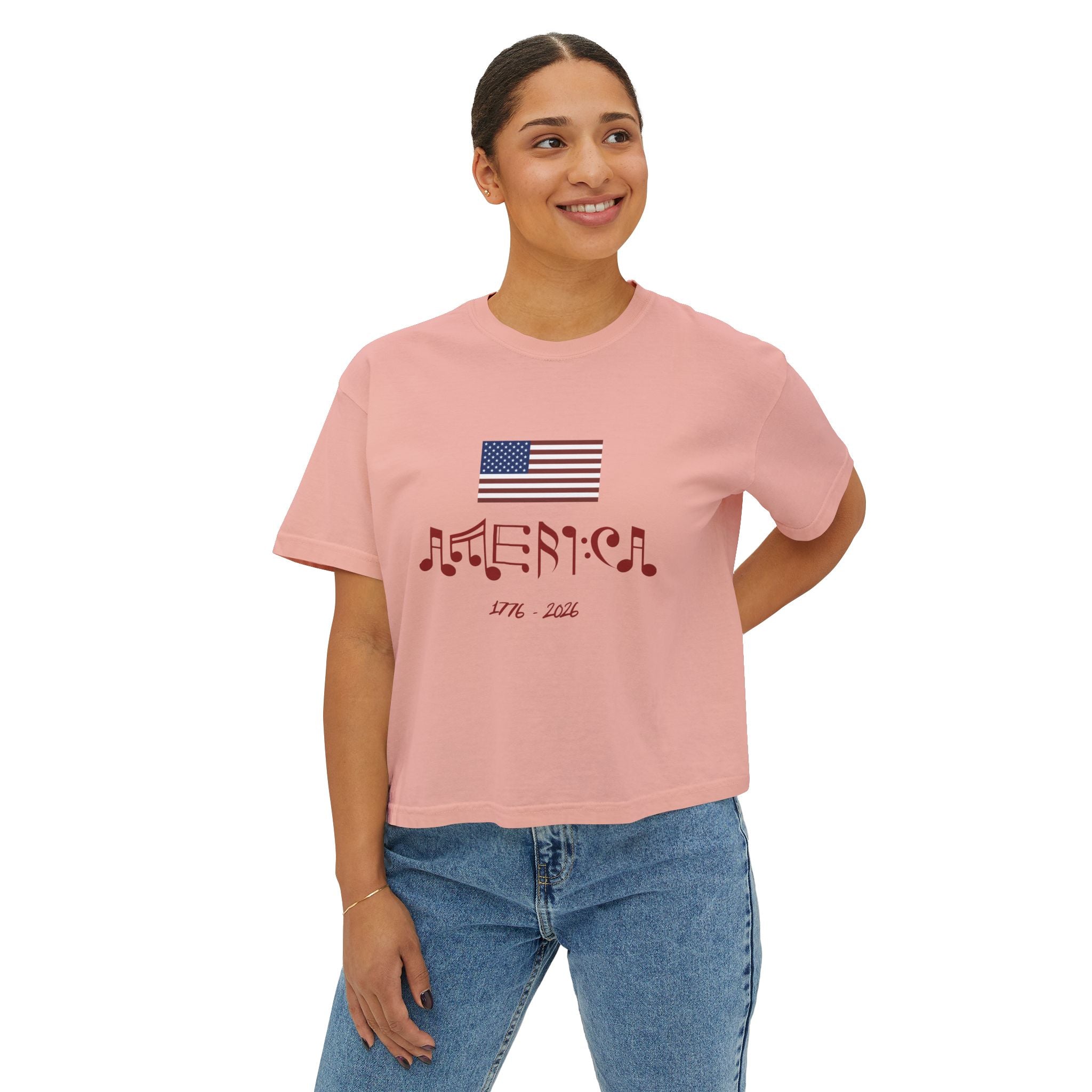 "Classic American Cadence" Boxy Ladies Tee