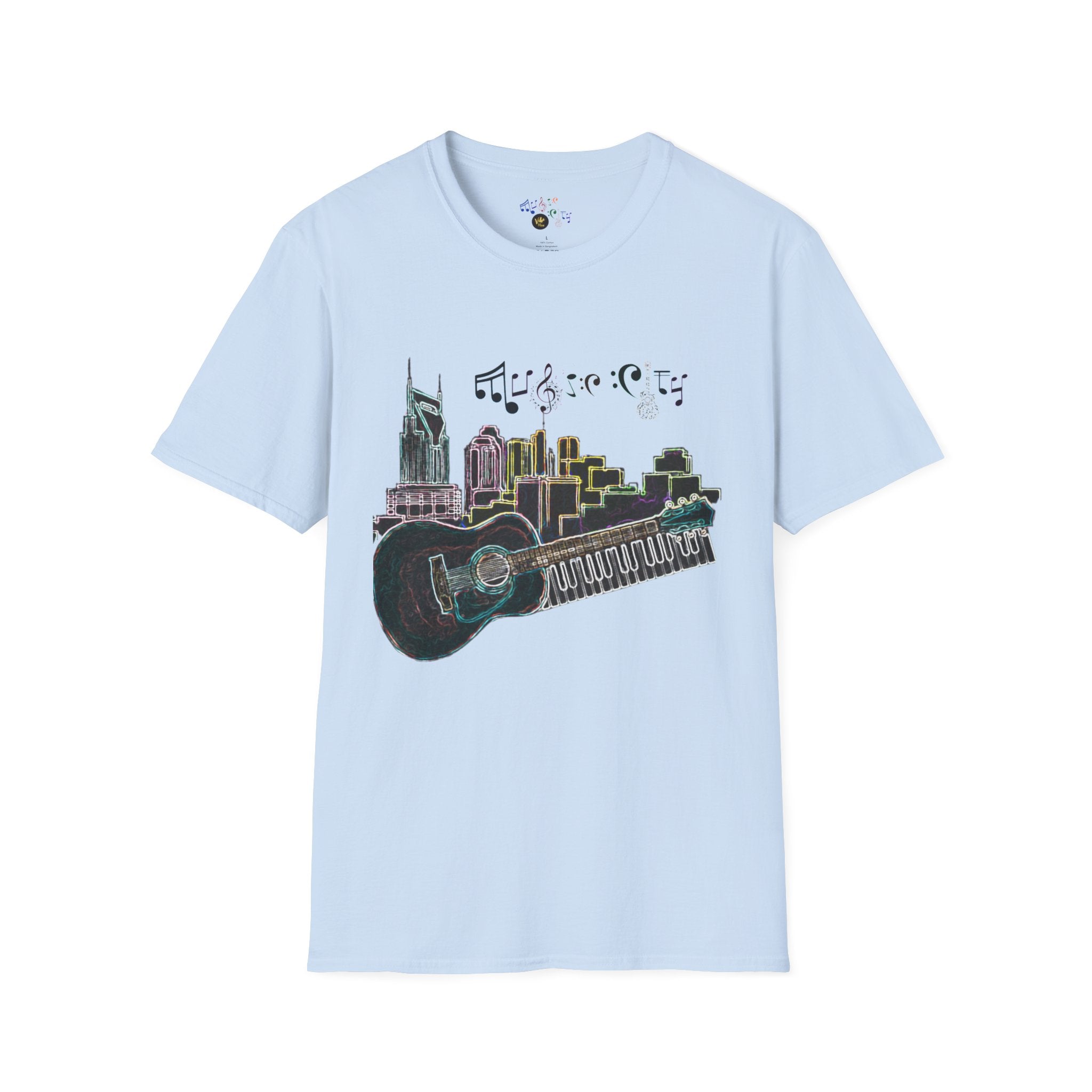 "Music City© Vibe" Unisex Double-Sided Tee