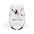 "Music City© Bride Tribe: Bottoms Up Bridesmaid!" Stemless Wine Glass – Bachelorette Party Glass